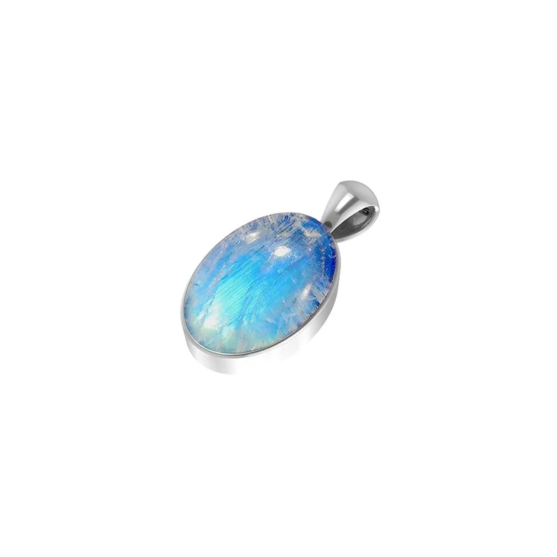rainbow moonstone pendant