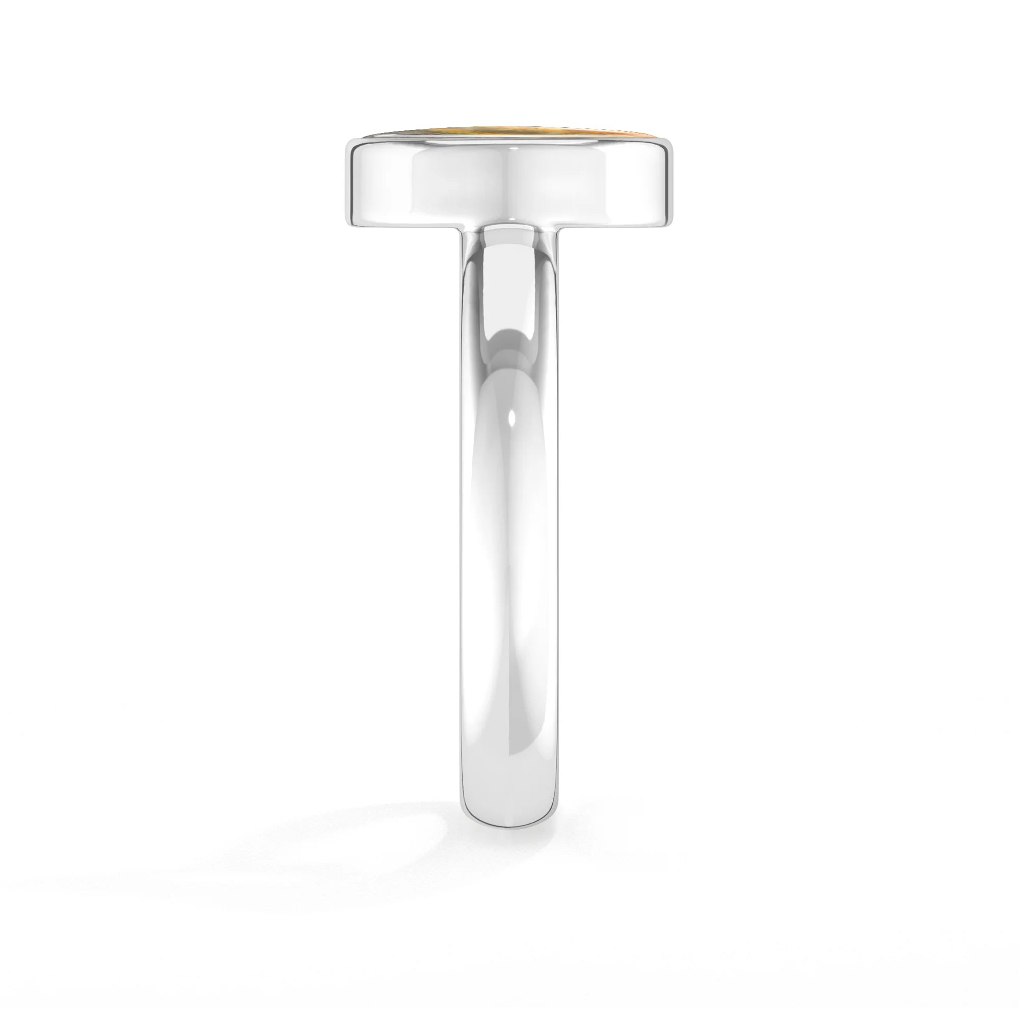 bumble-bee bezel-set ring