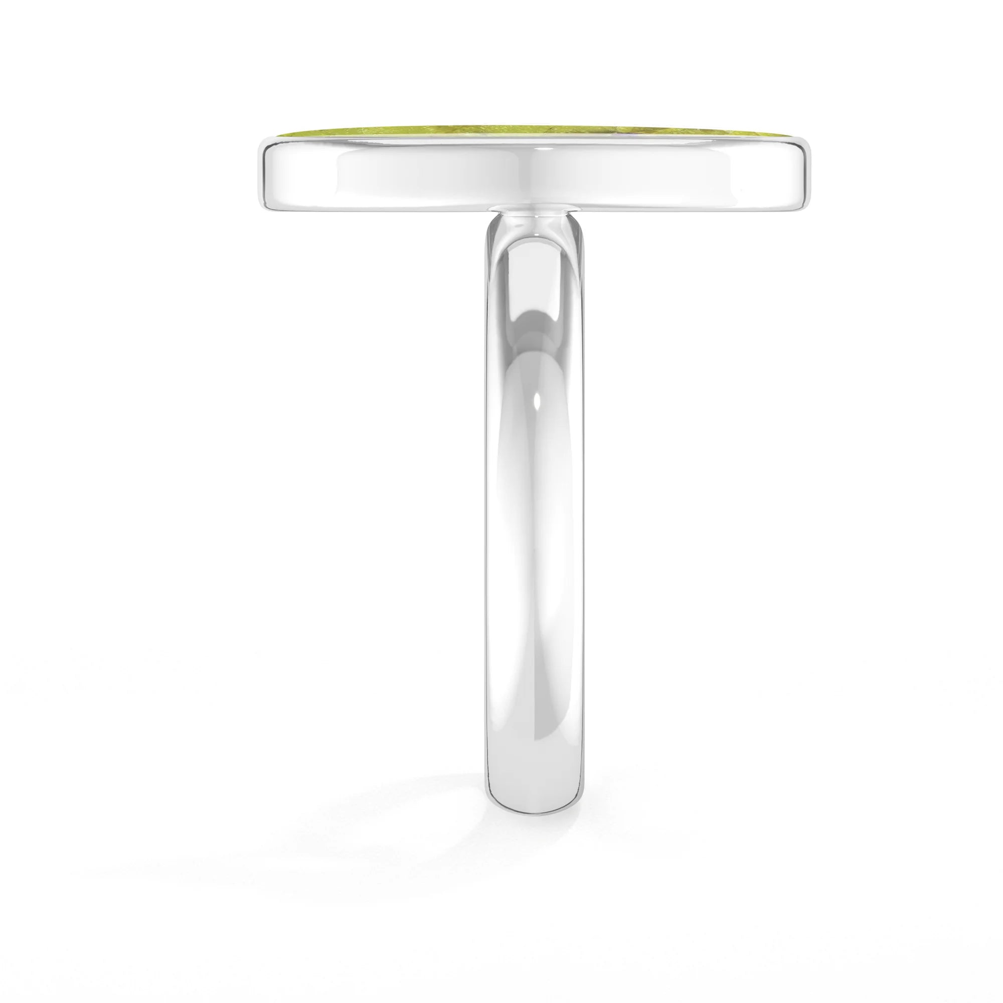 stichitite bezel-set ring