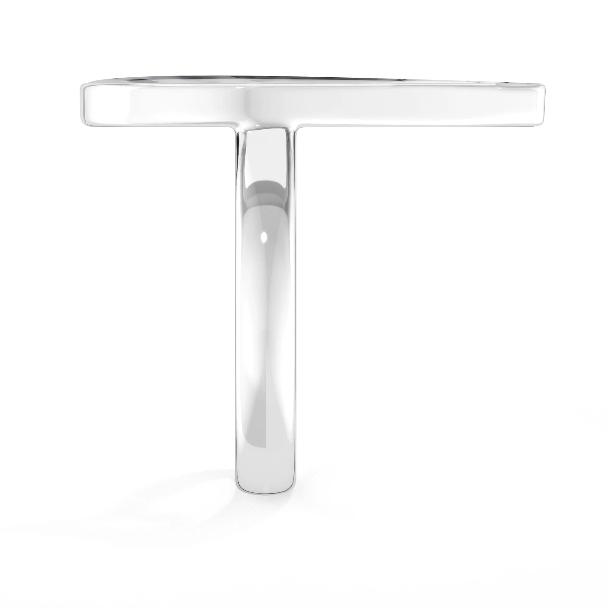 dendritic-opal bezel-set ring