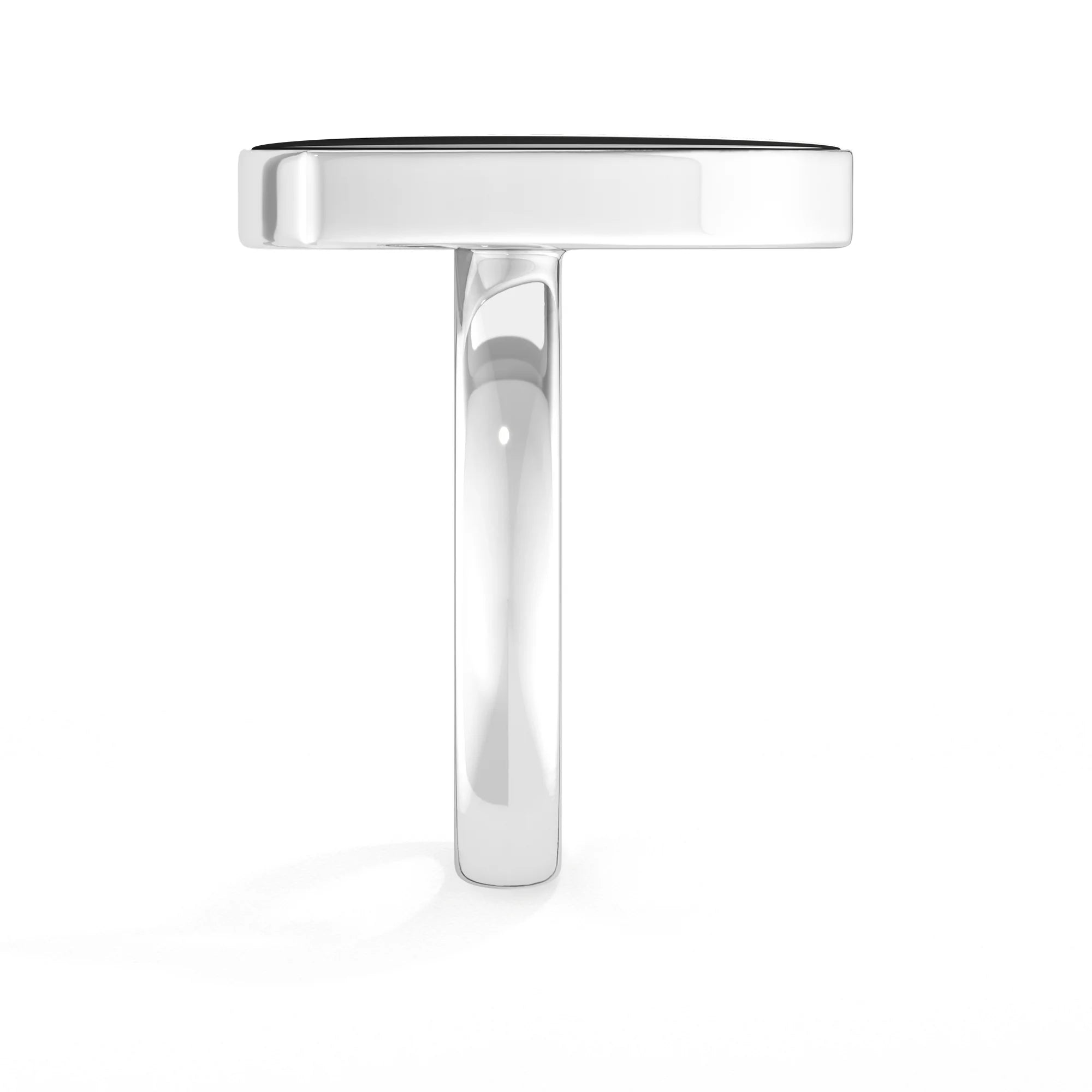 black-onyx bezel-set ring