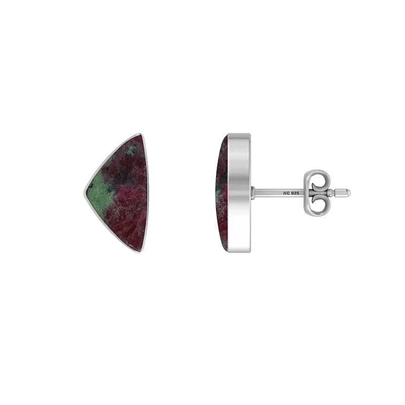 ruby zoisite earrings