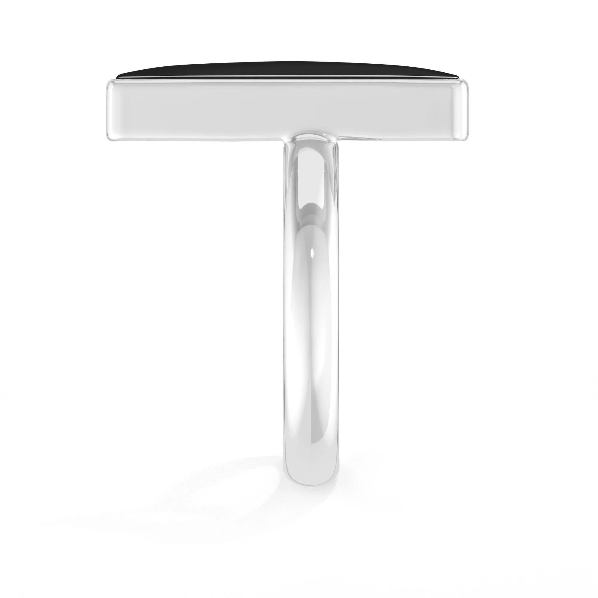 black-onyx bezel-set ring