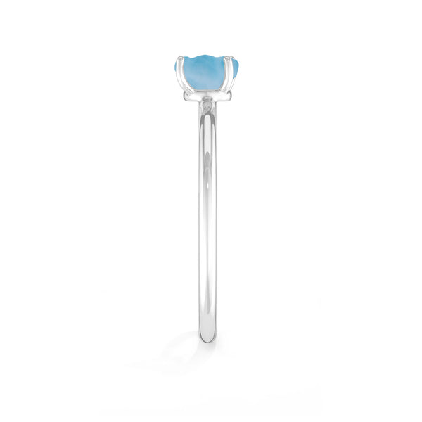 larimar stackable prong-set ring