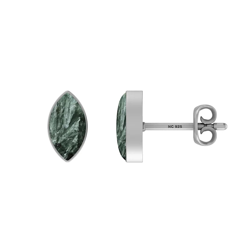 seraphinite cab earrings