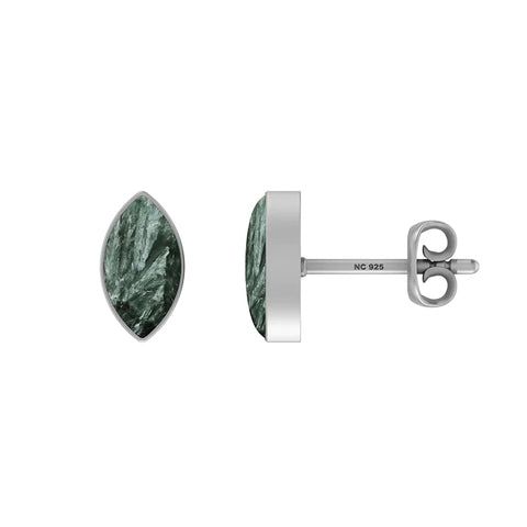 seraphinite cab earrings