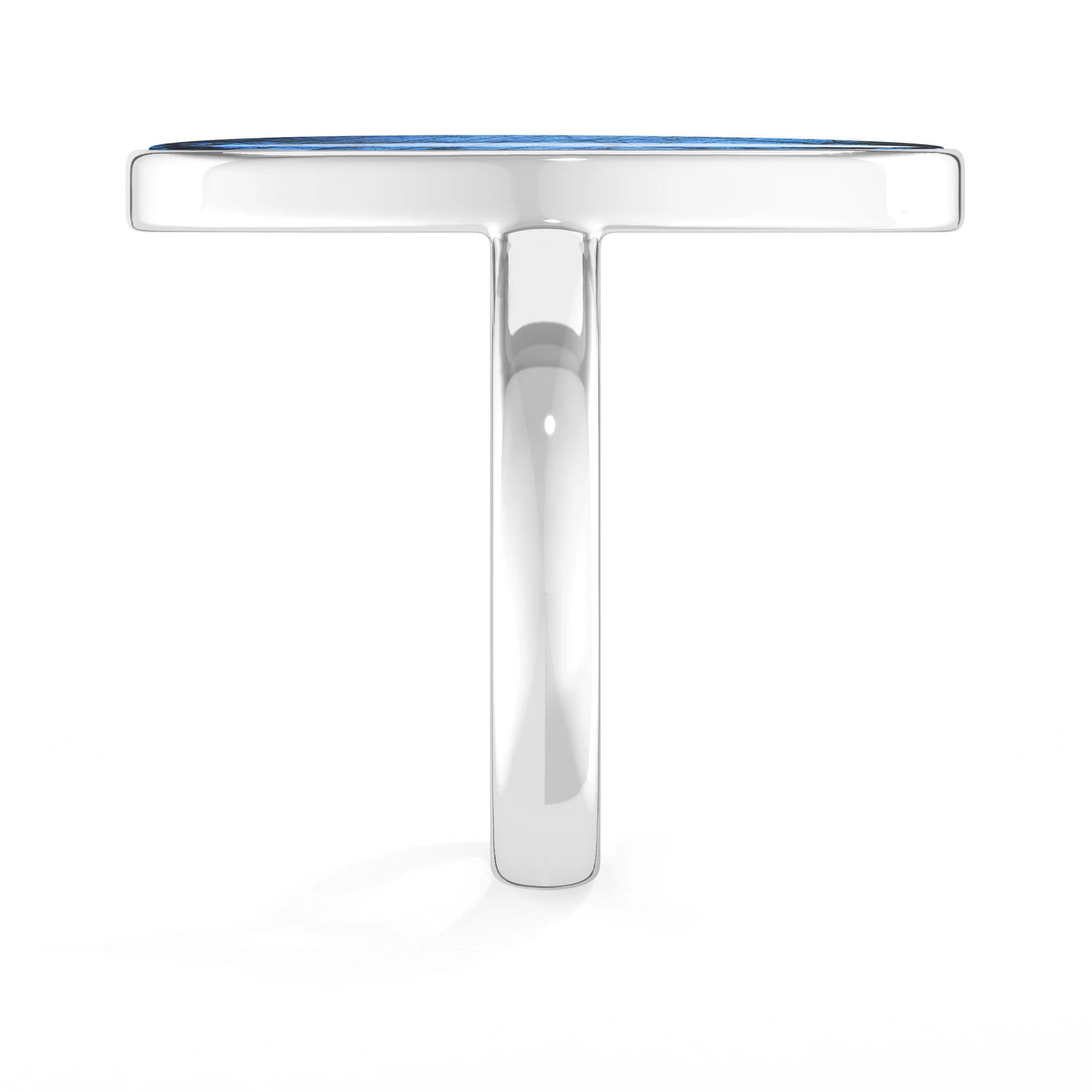 labradorite bezel-set ring