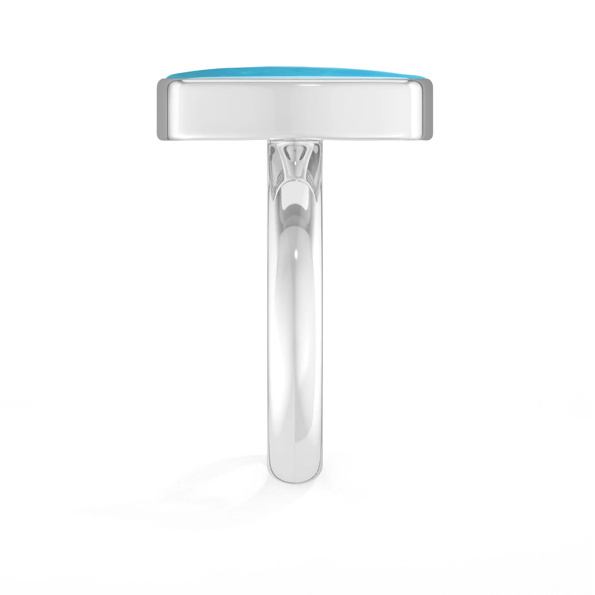 turquoise bezel-set ring