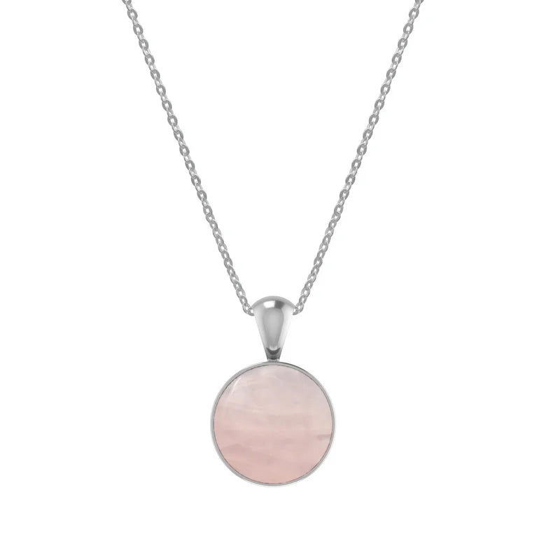 rose quartz pendant