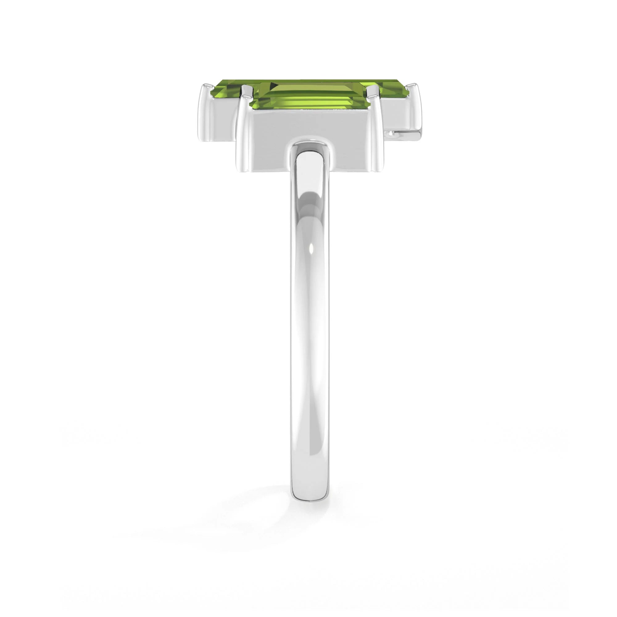 natural peridot ring