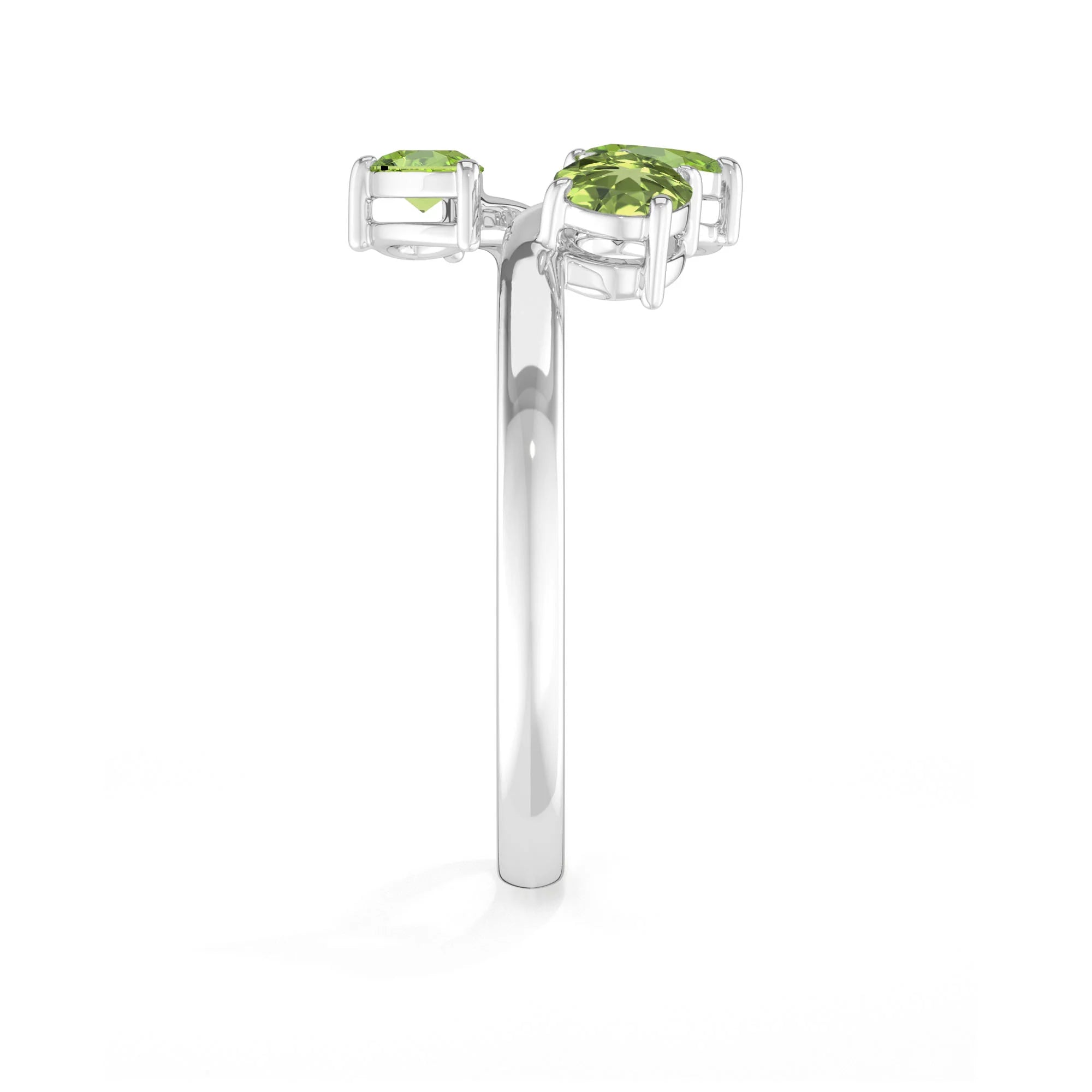 peridot prong-set ring