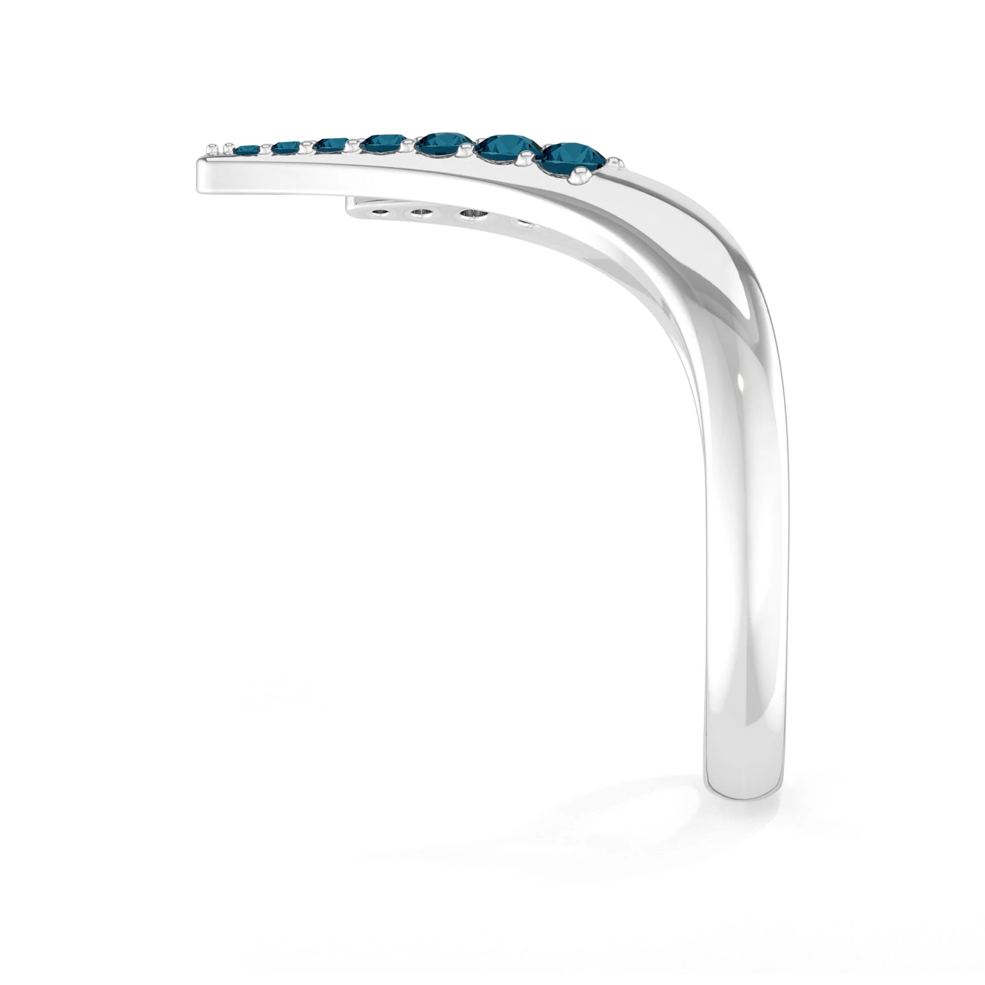 london blue topaz prong-set ring