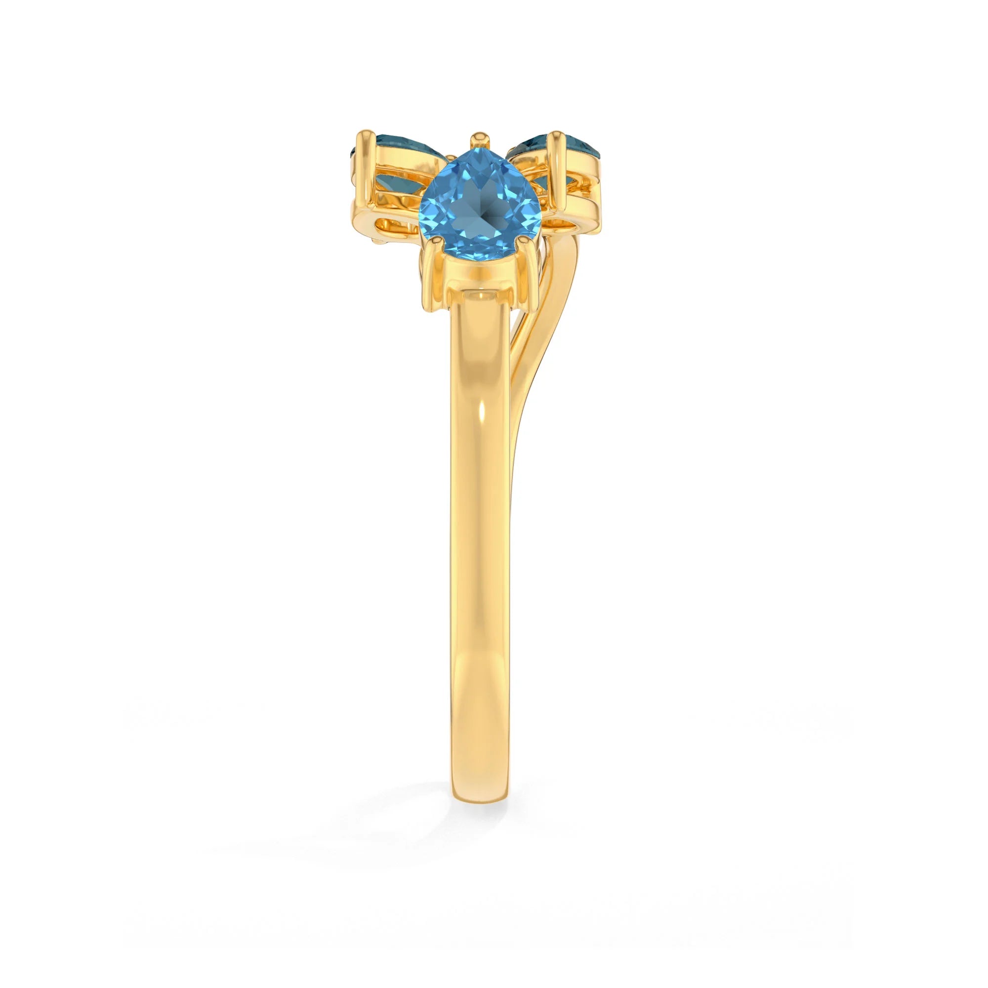 swiss blue topaz prong-set ring