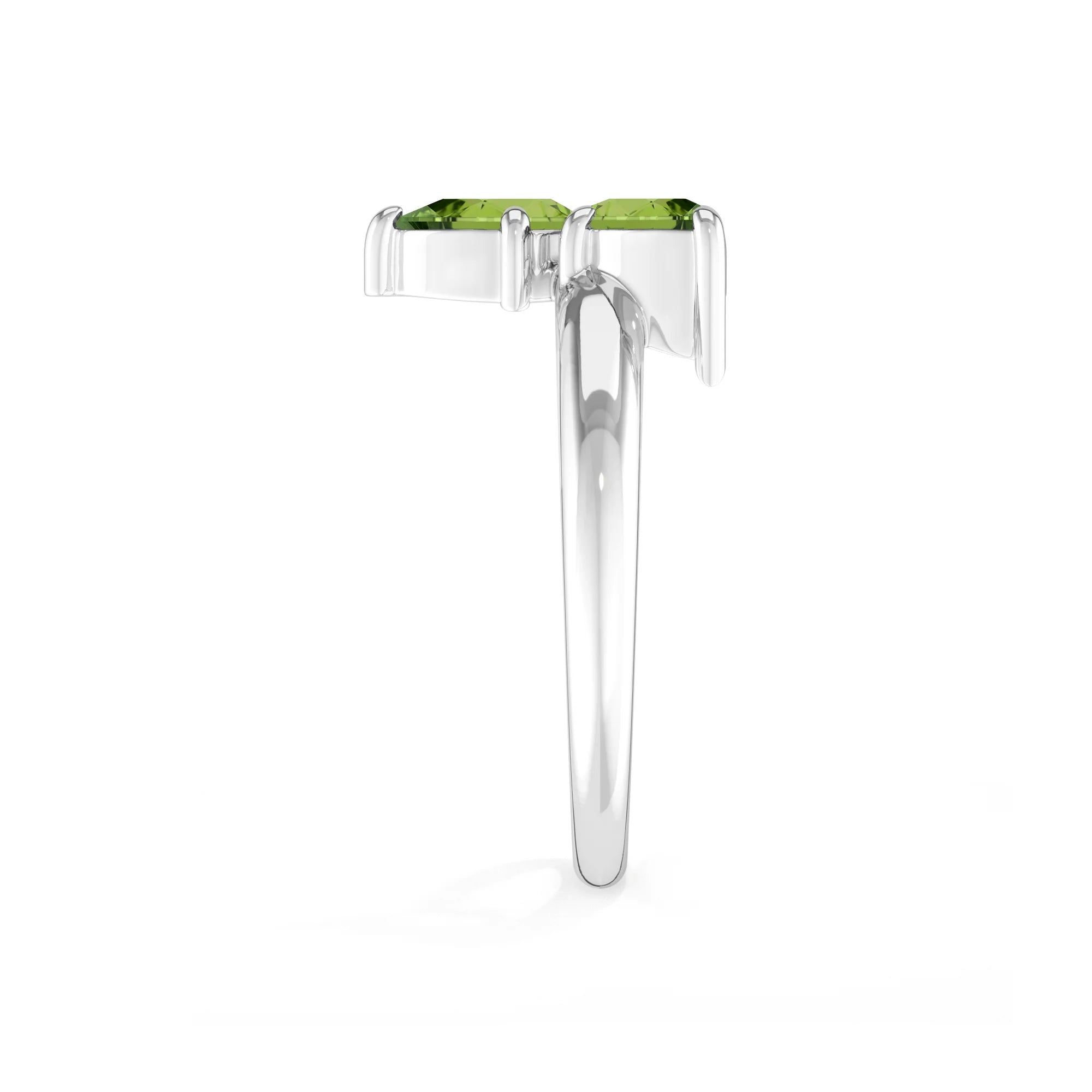 peridot prong-set ring