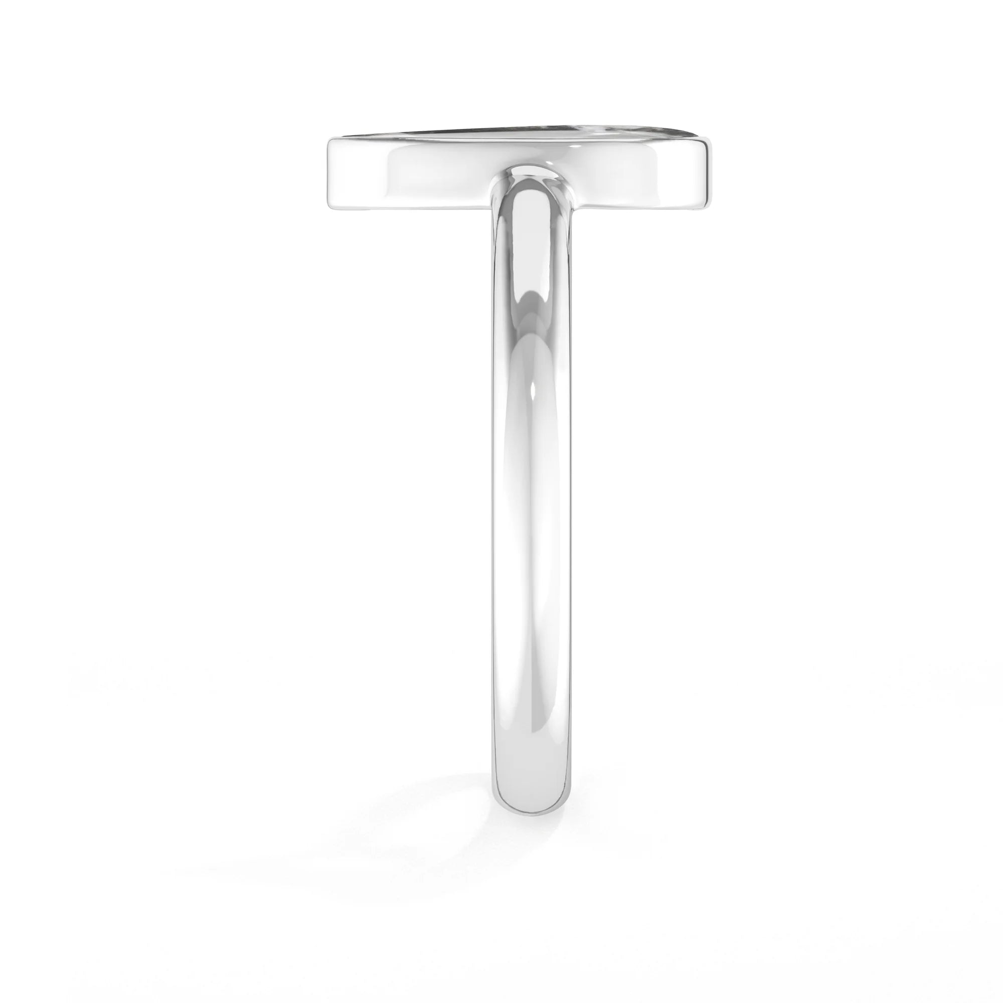 white-buffalo bezel-set ring
