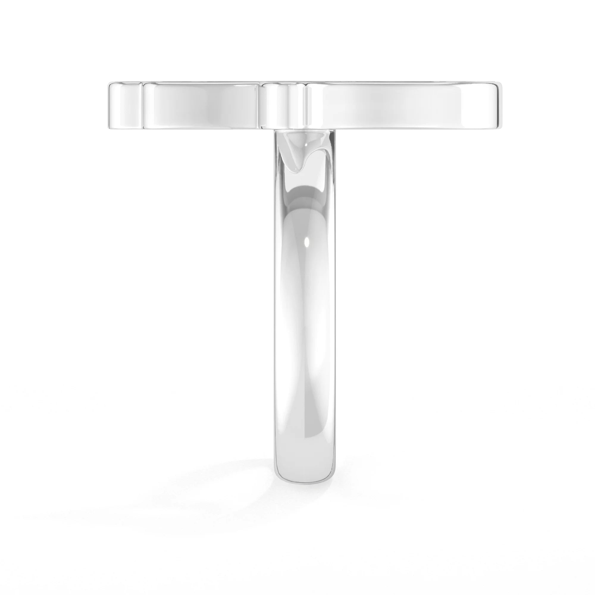 malachite stackable bezel-set ring