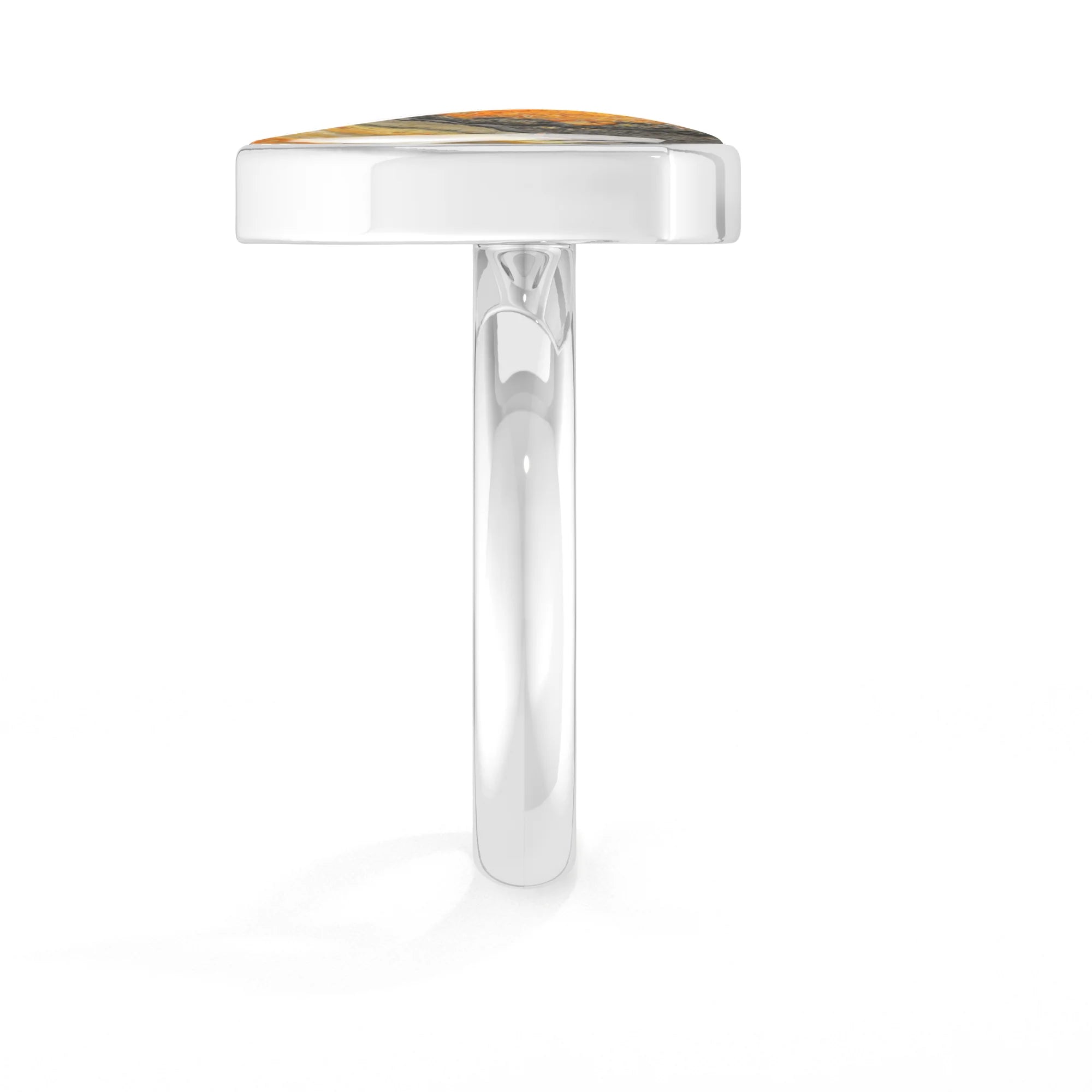 bumble-bee bezel-set ring