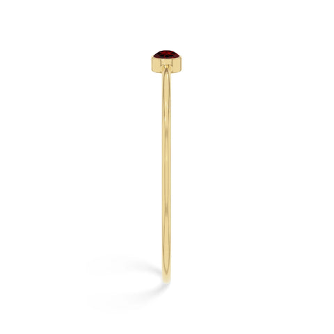 garnet cut bracelet