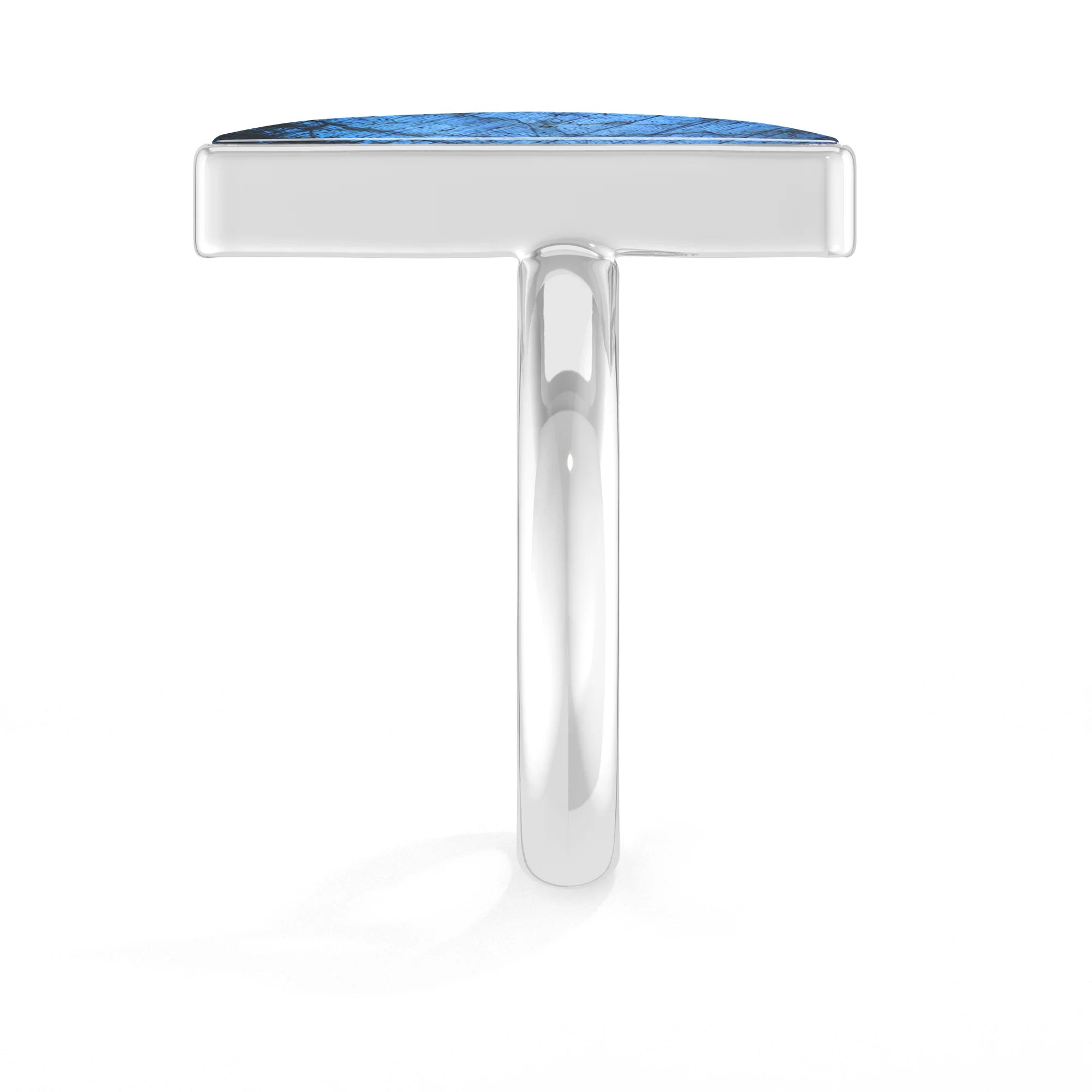 labradorite bezel-set ring