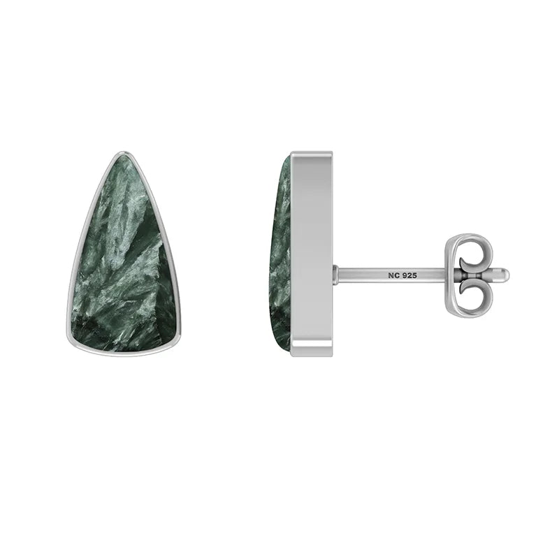 seraphinite cab earrings