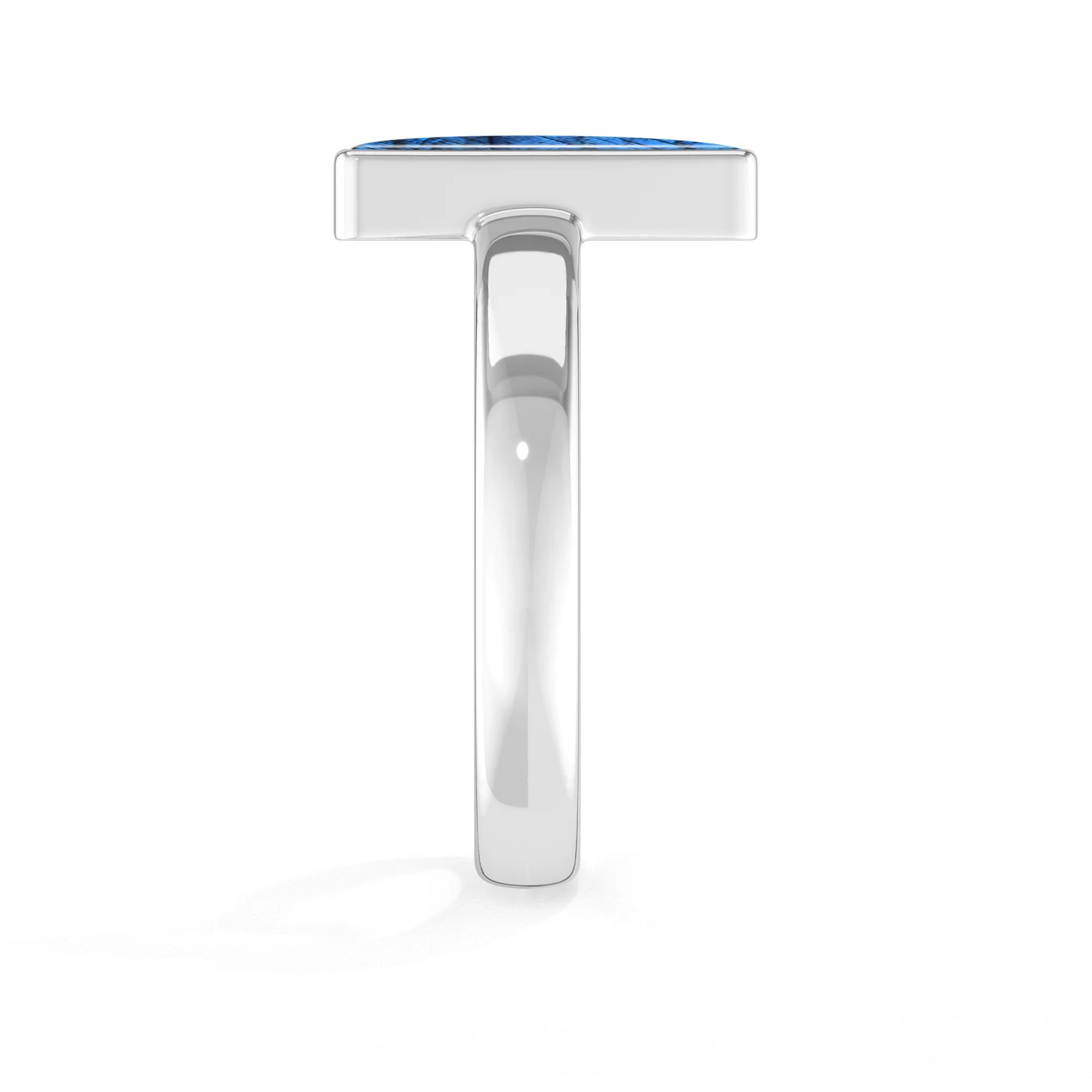 labradorite bezel-set ring