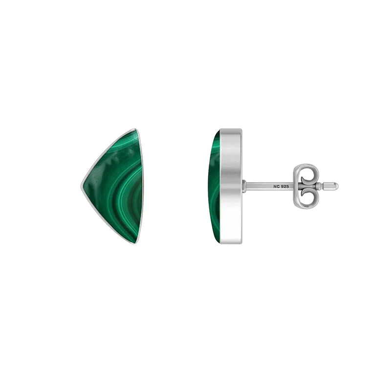 malachite earrings