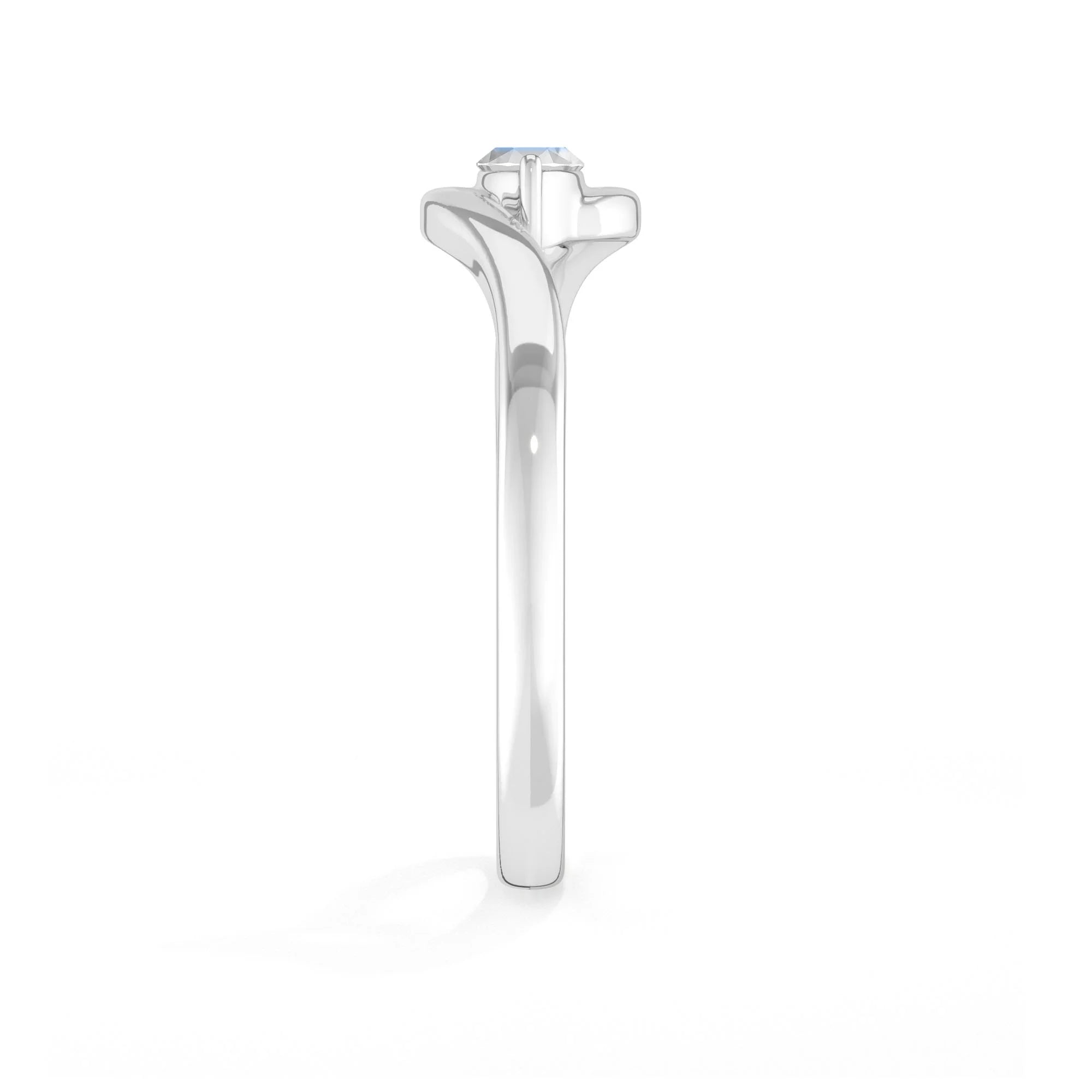 rainbow-moonstone prong-set ring