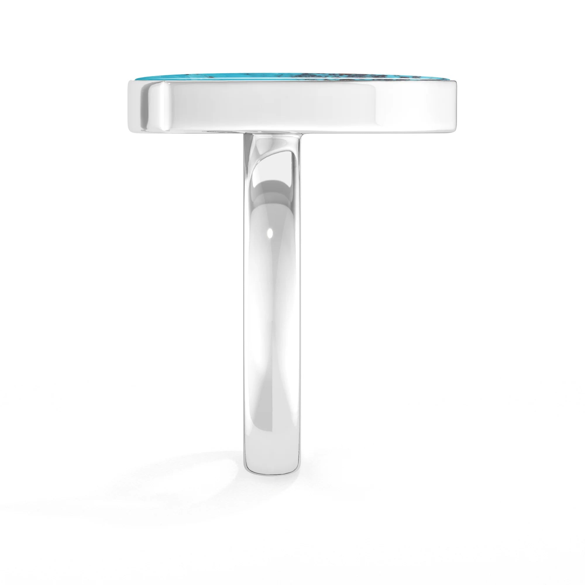 shattuckite bezel-set ring