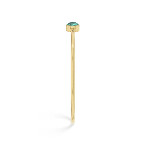 green tourmaline cut bracelet
