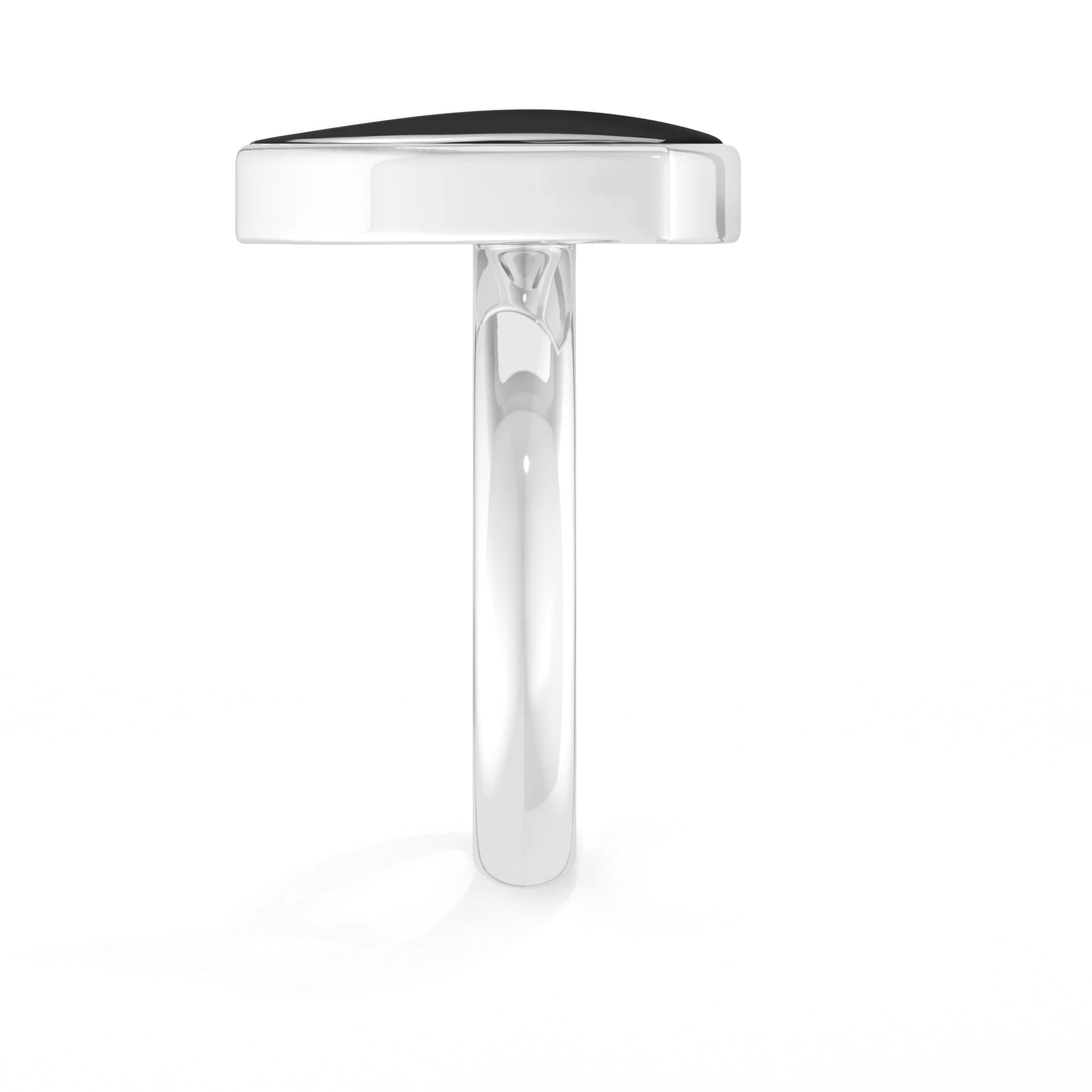 black-onyx bezel-set ring