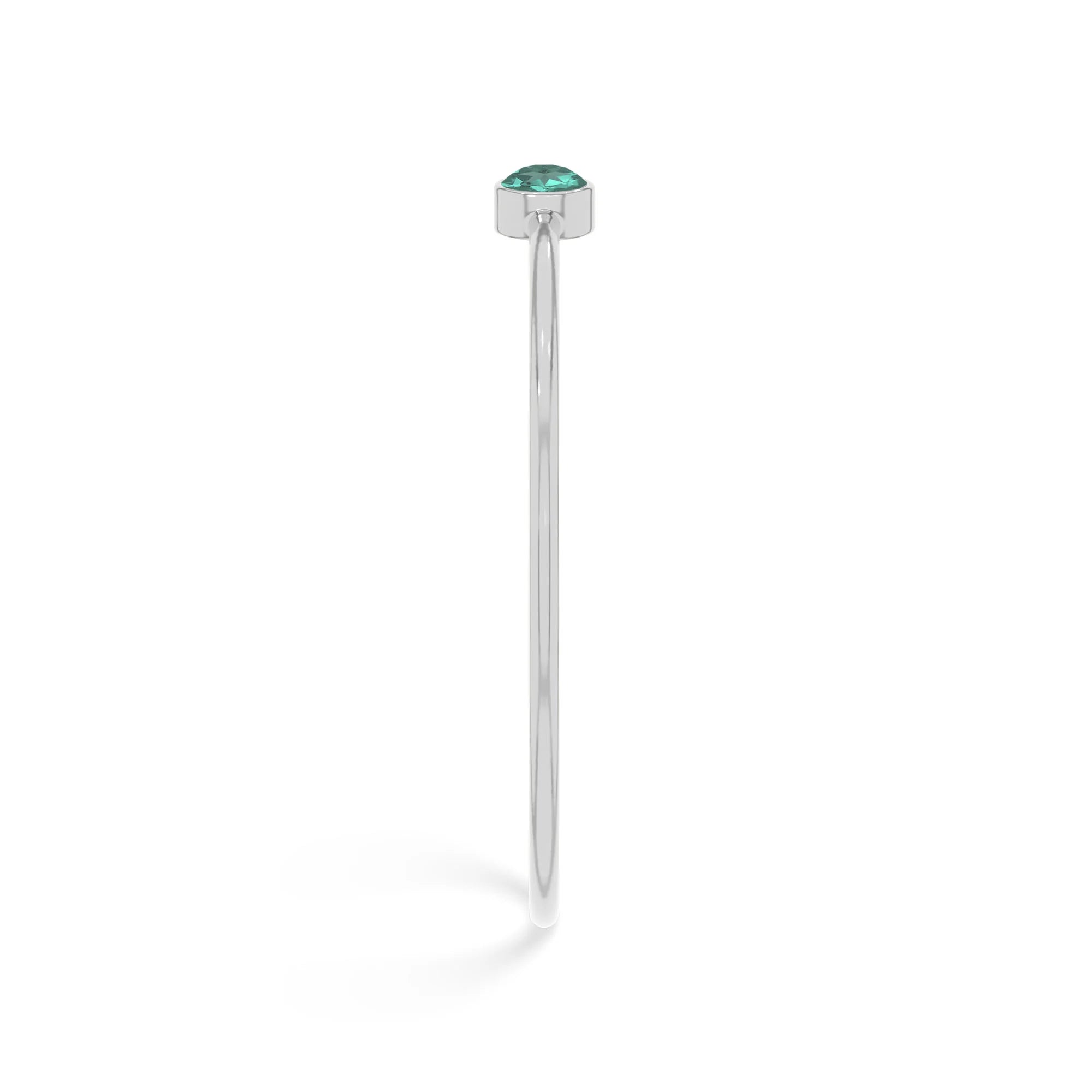 green tourmaline cut bracelet