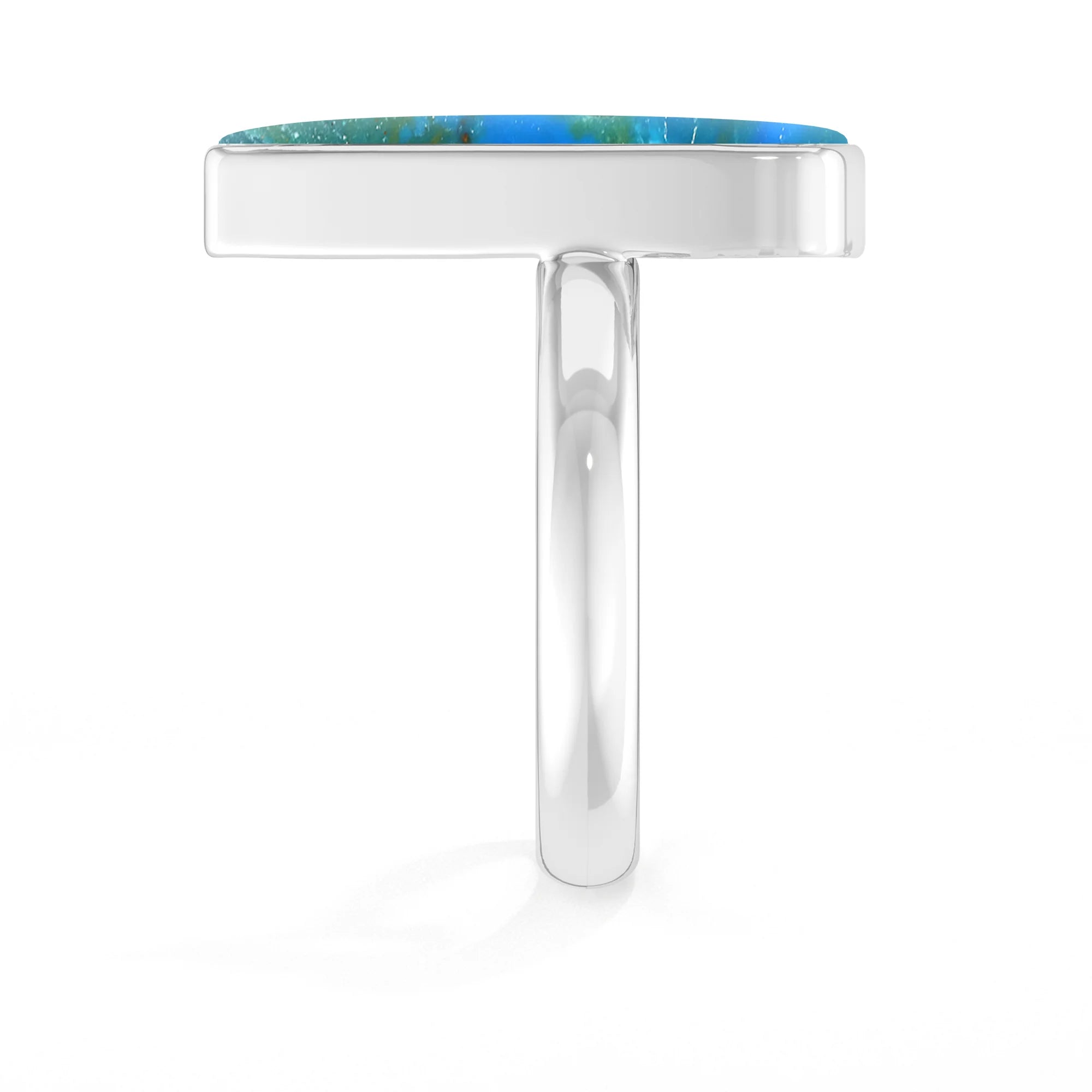 peruvian-opal bezel-set ring