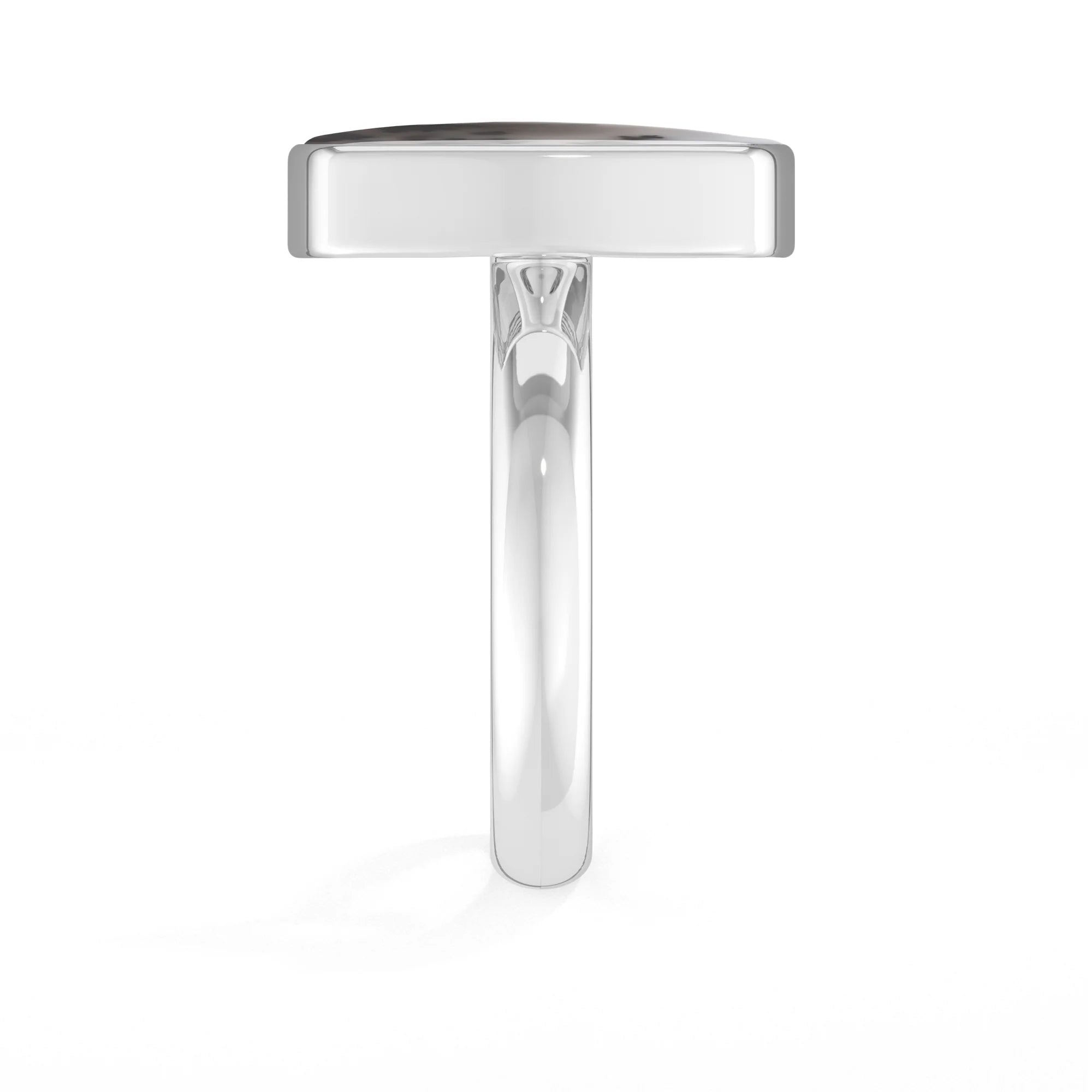 dendritic-opal bezel-set ring