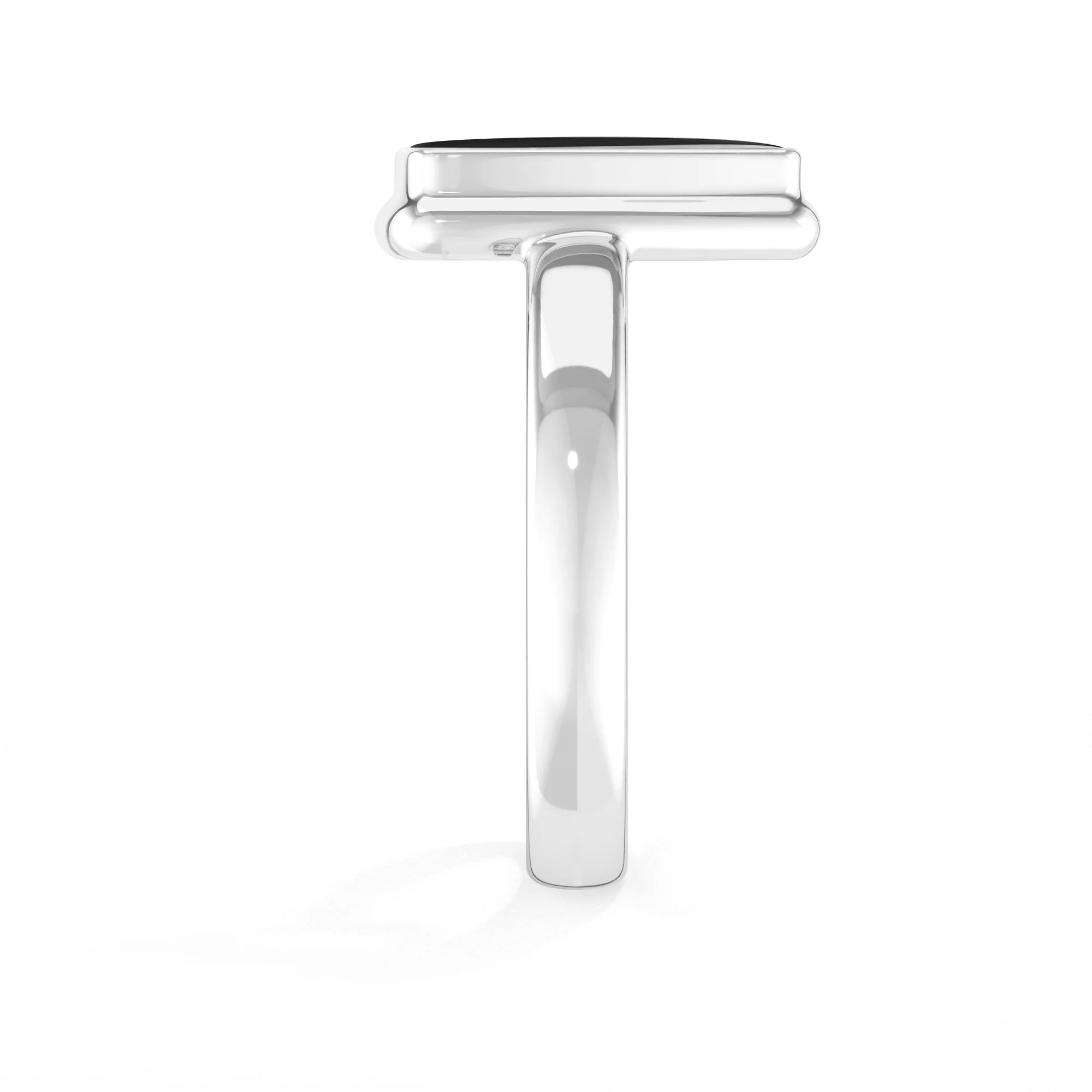 black-onyx bezel-set ring