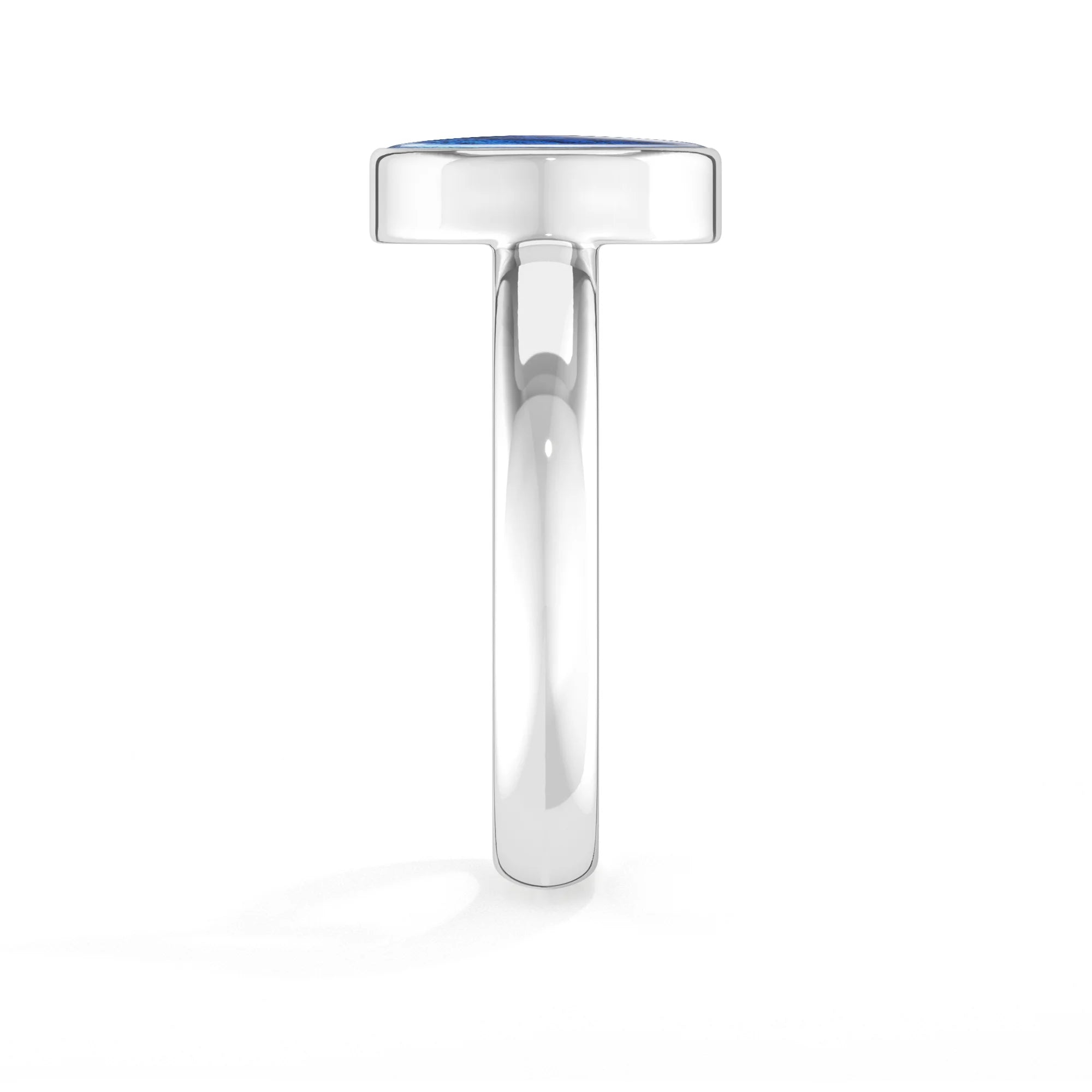 labradorite bezel-set ring