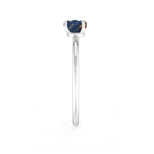 pietersite stackable prong-set ring