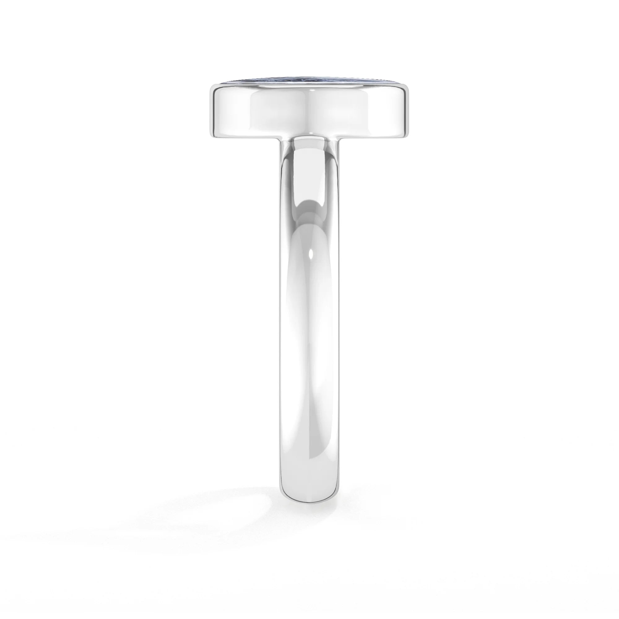 pietersite bezel-set ring