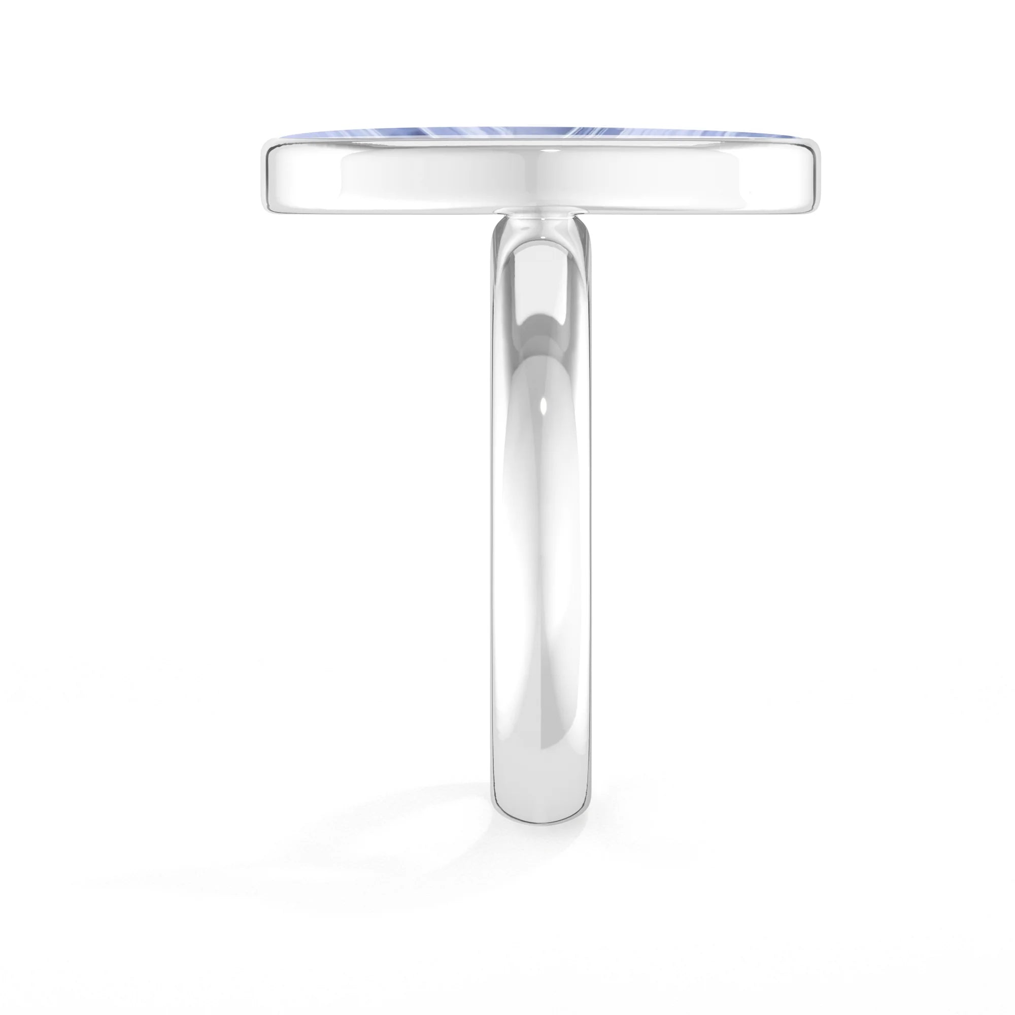 blue-lace-agate bezel-set ring