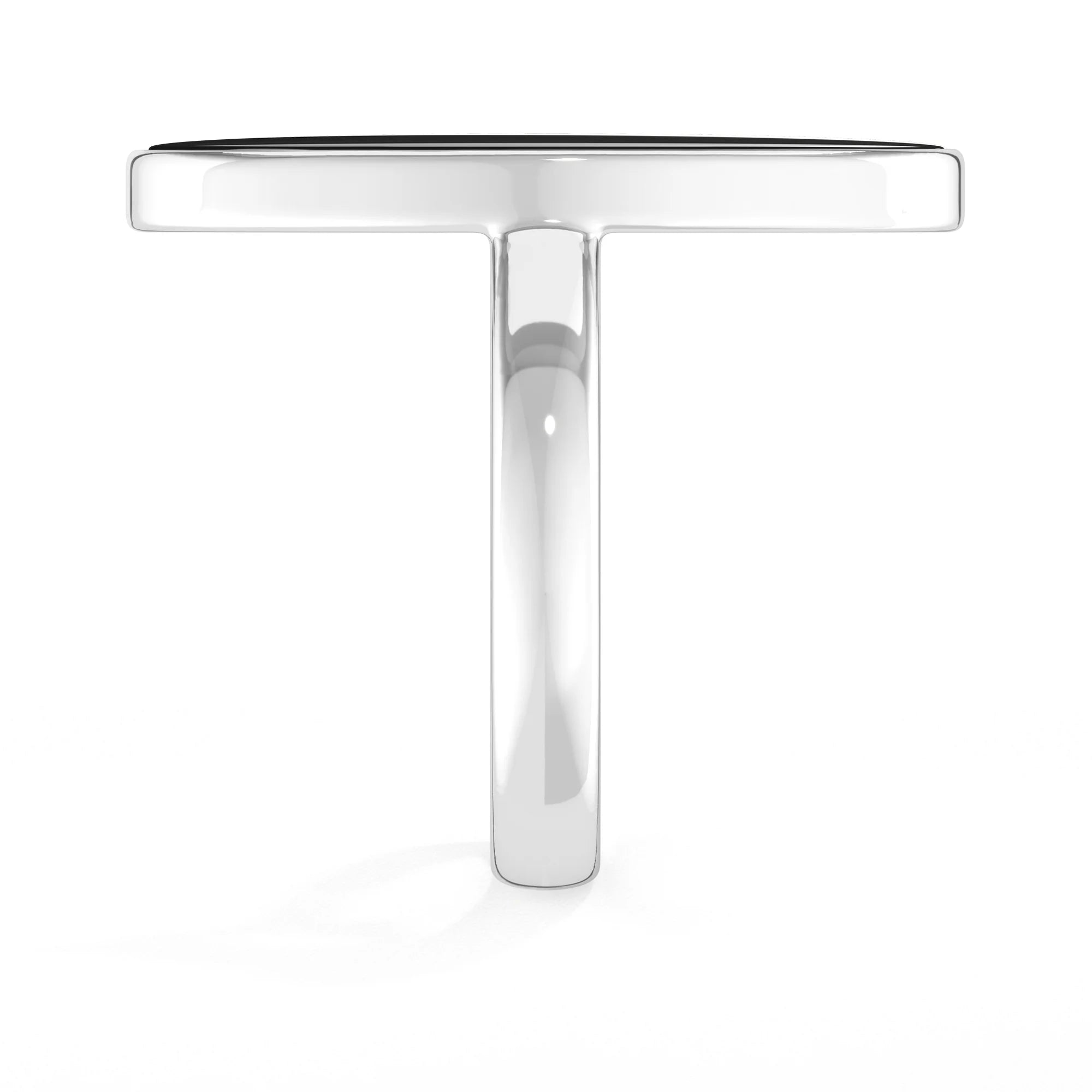 black-onyx bezel-set ring