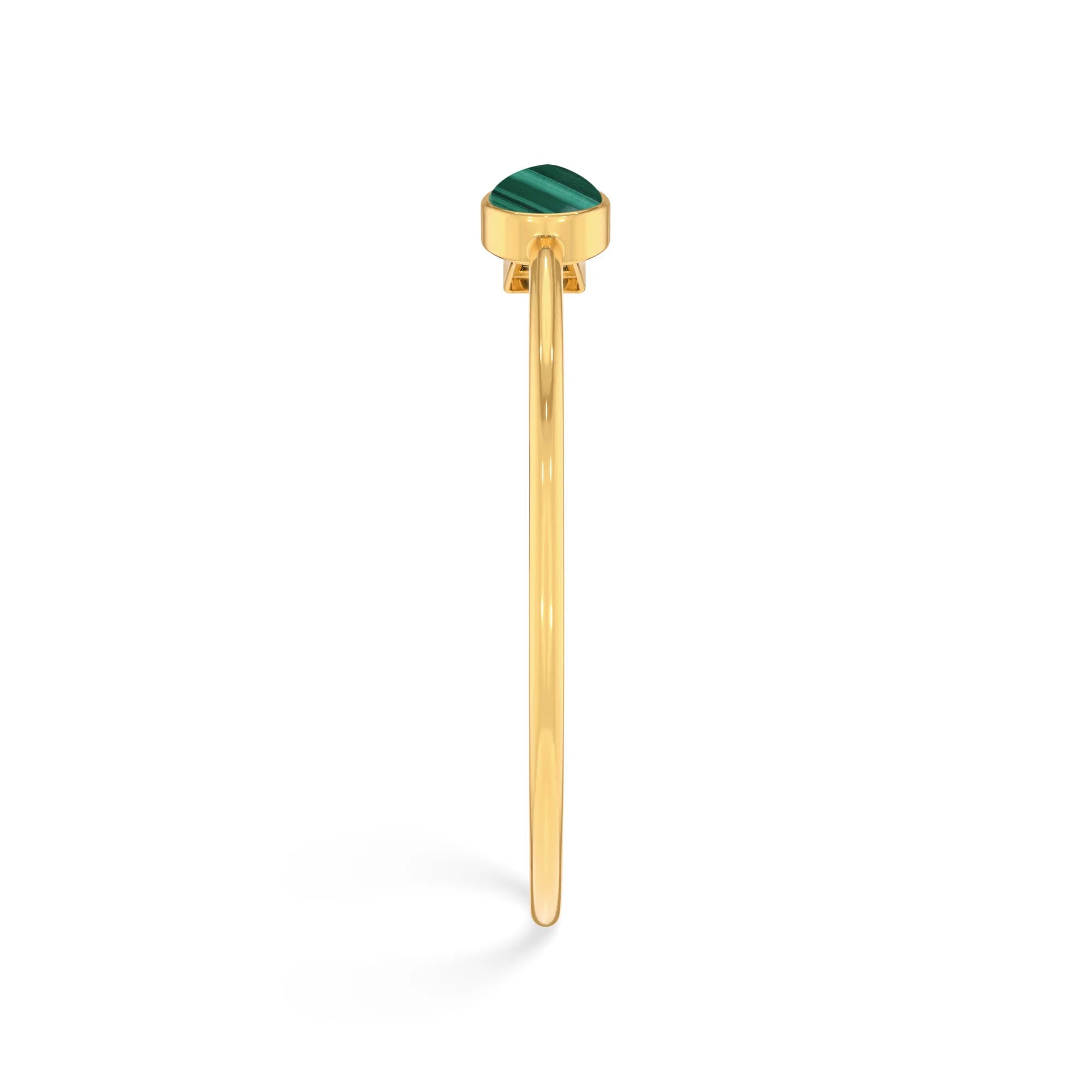 malachite cab bracelet