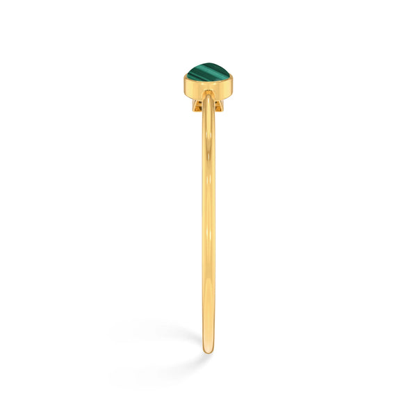 malachite cab bracelet