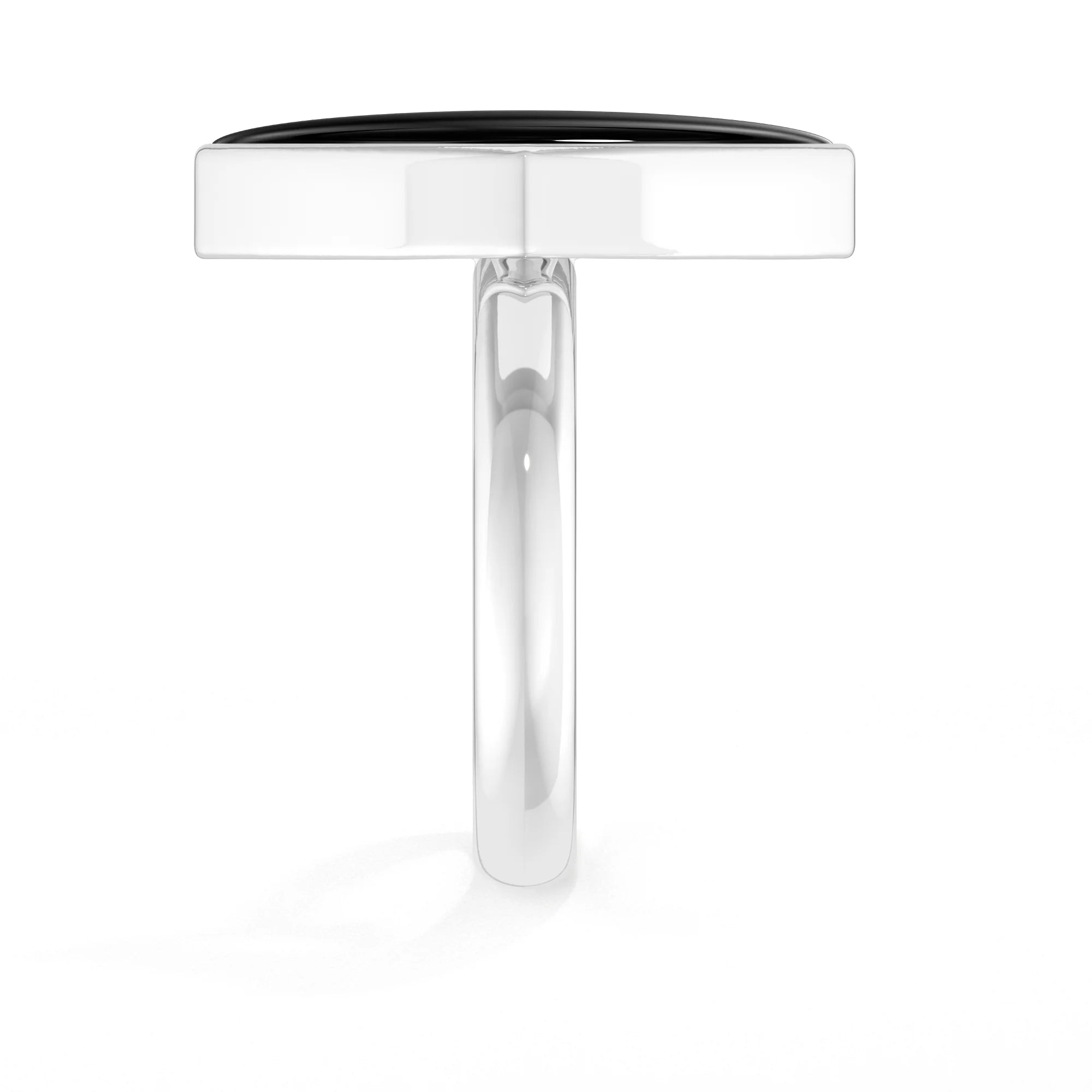 black-onyx bezel-set ring