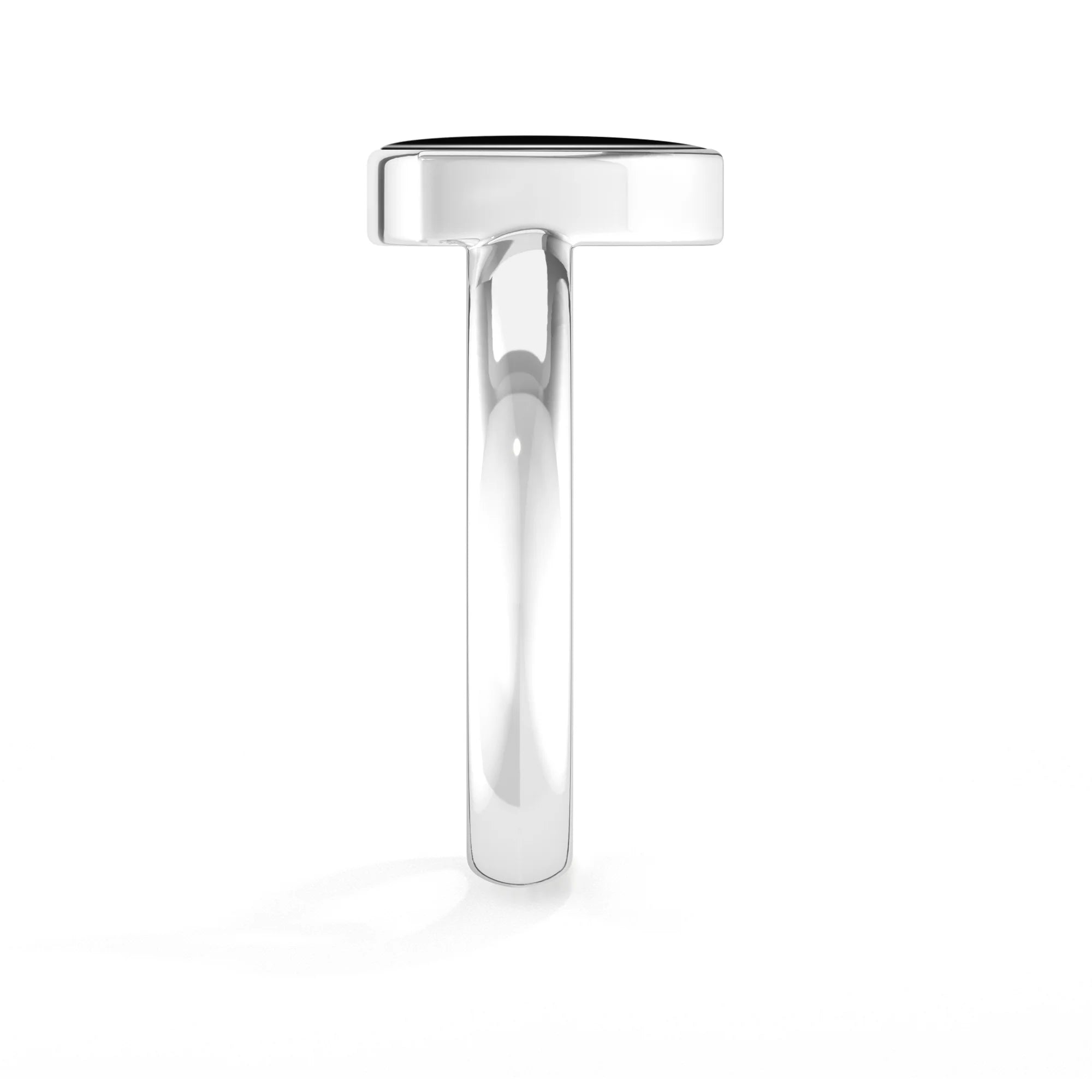 black-onyx bezel-set ring