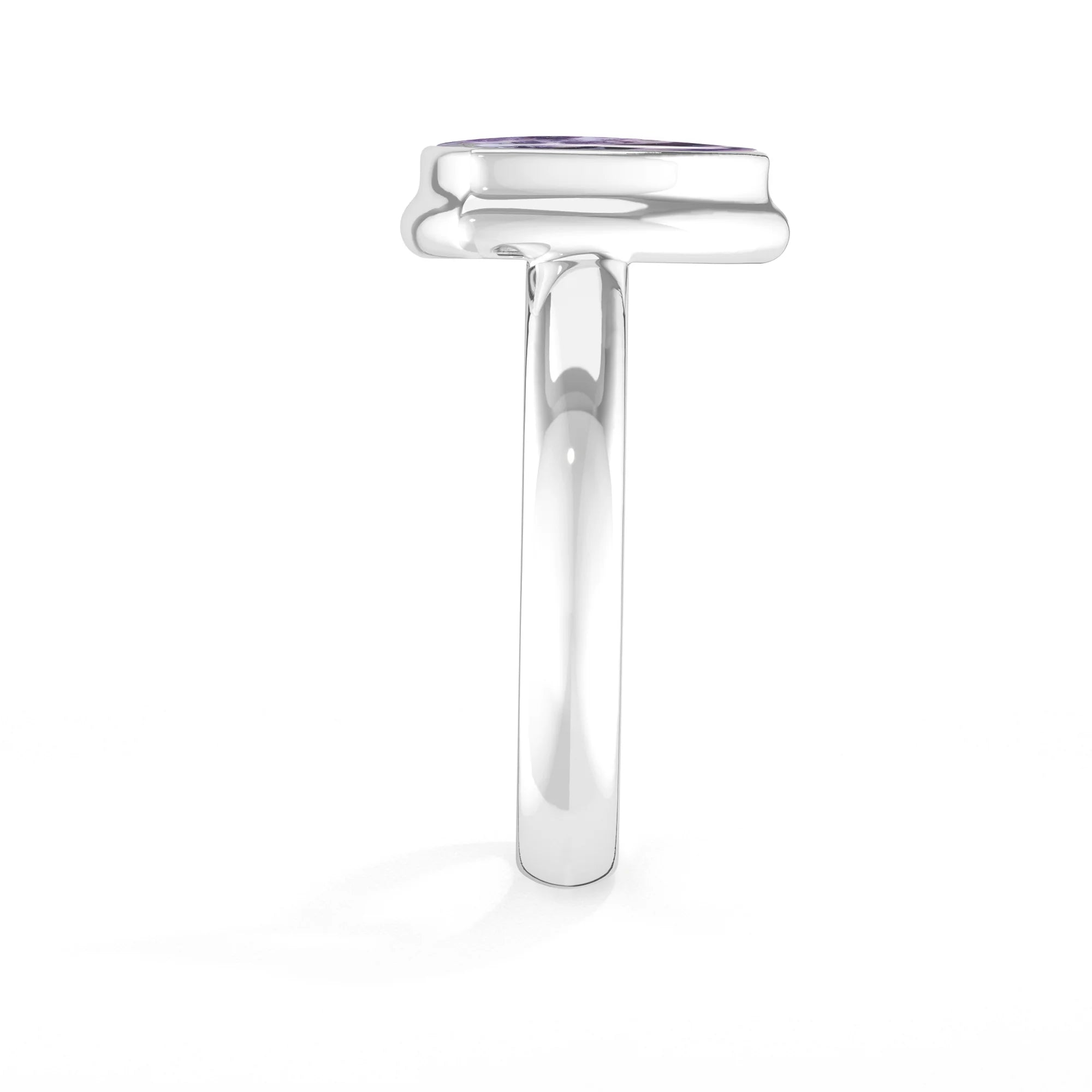 tiffany bezel-set ring