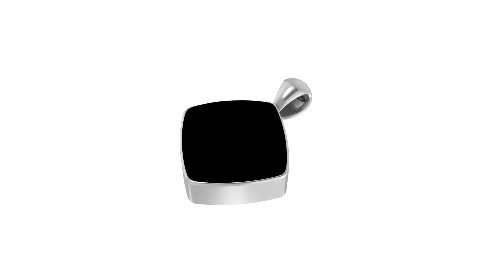 black onyx pendant