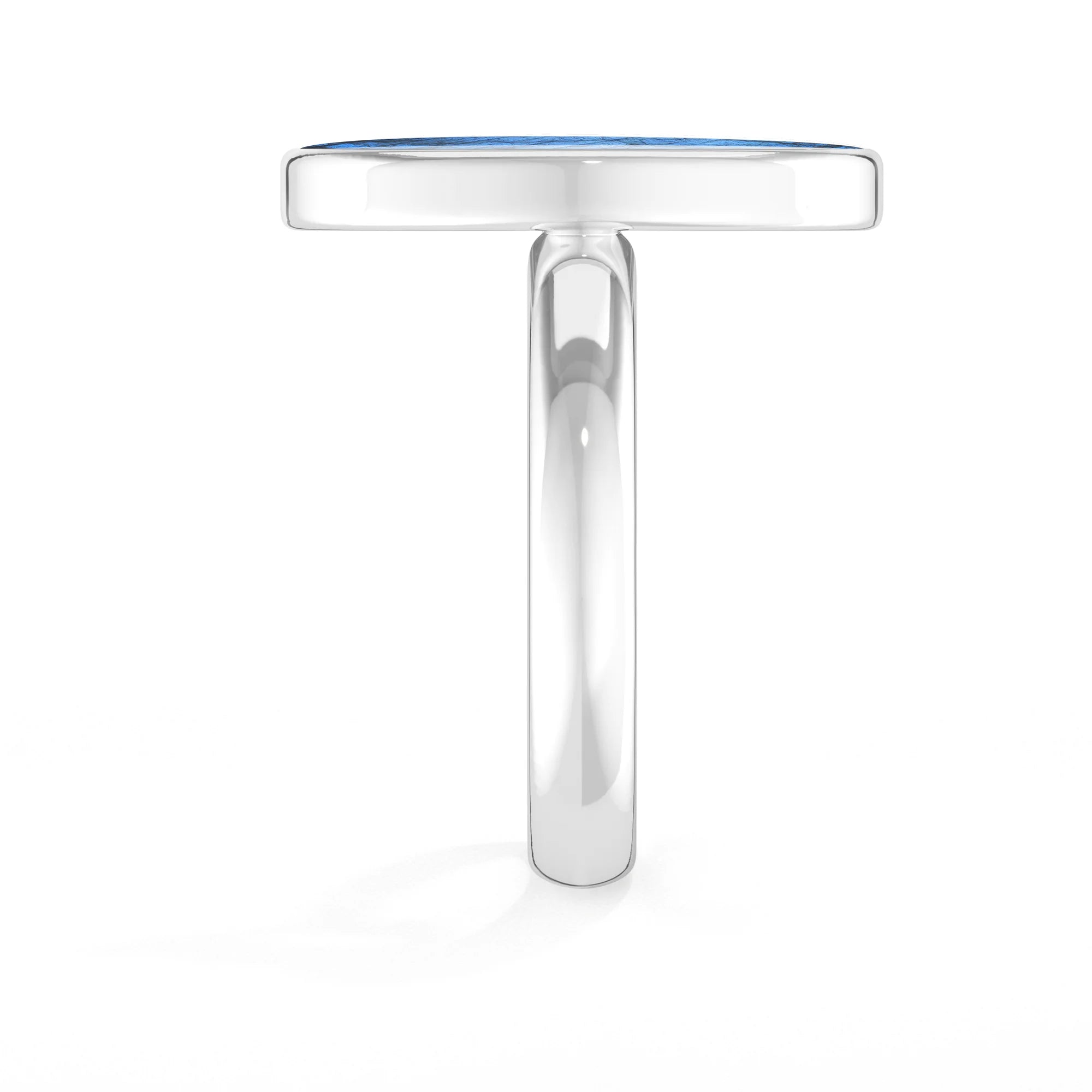 labradorite bezel-set ring