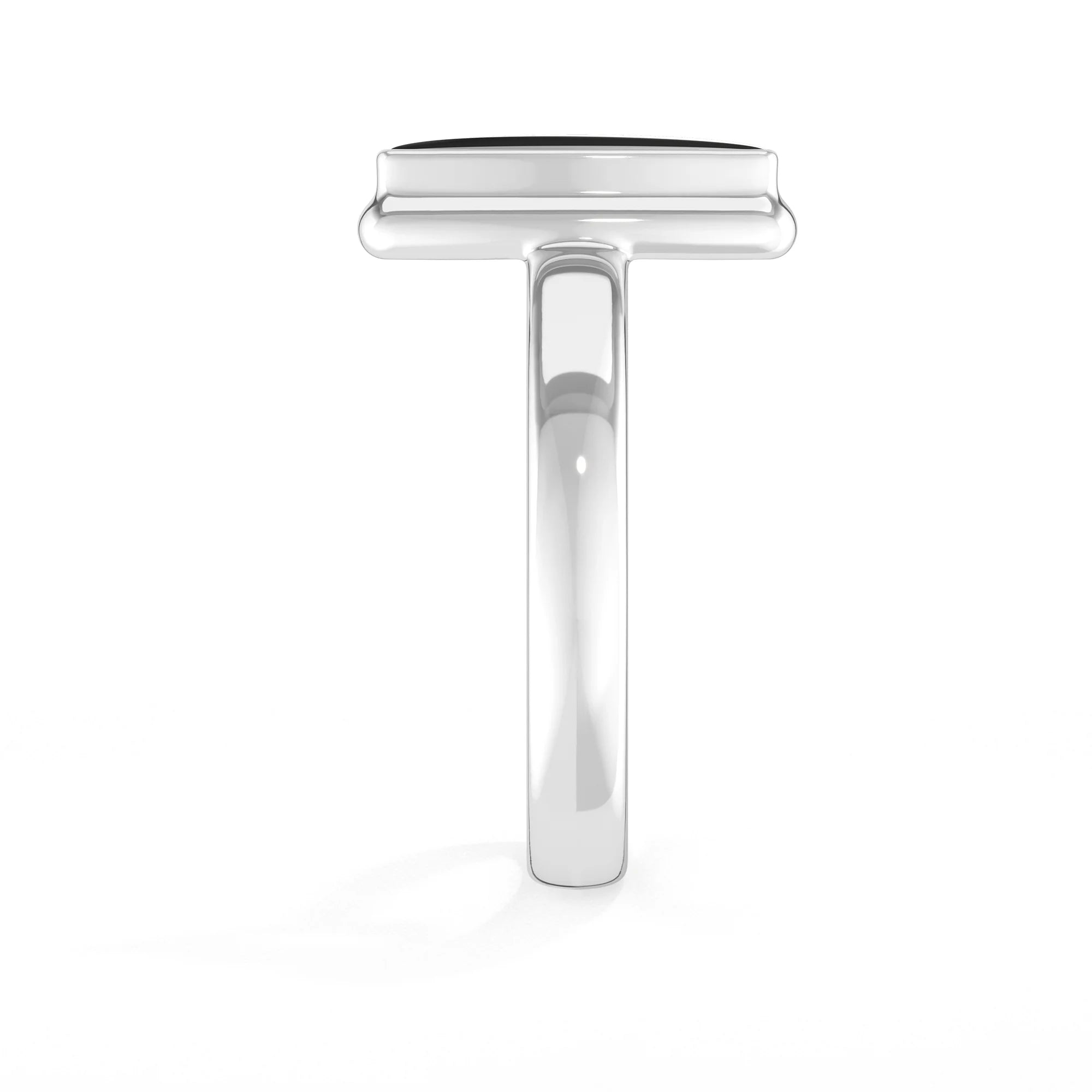 black-onyx bezel-set ring