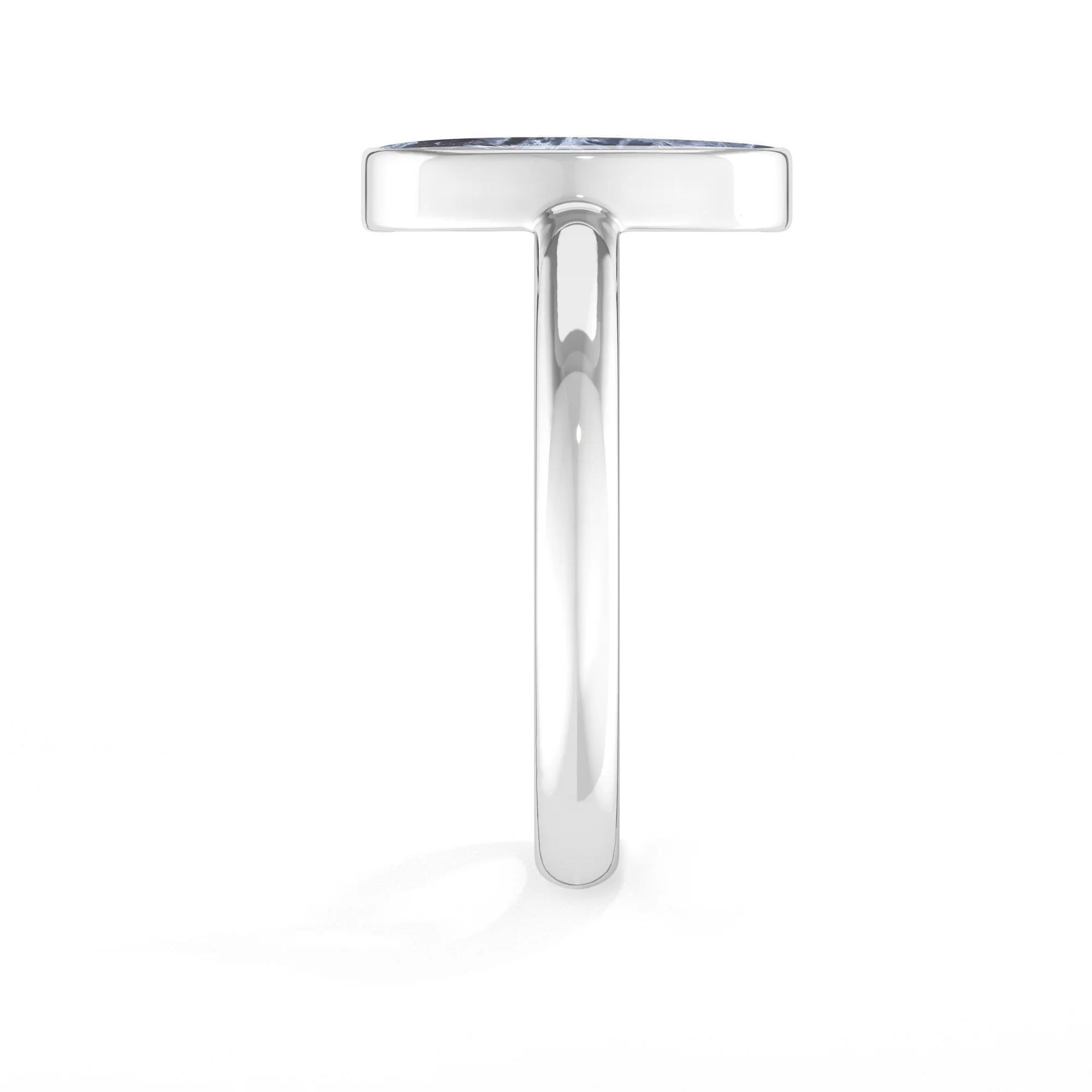 pietersite bezel-set ring