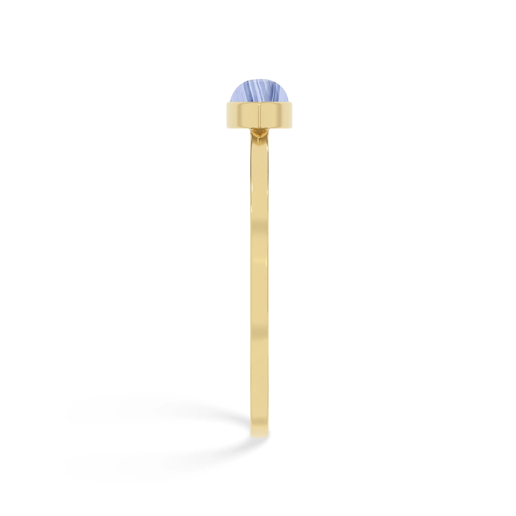 blue lace agate rough bracelet