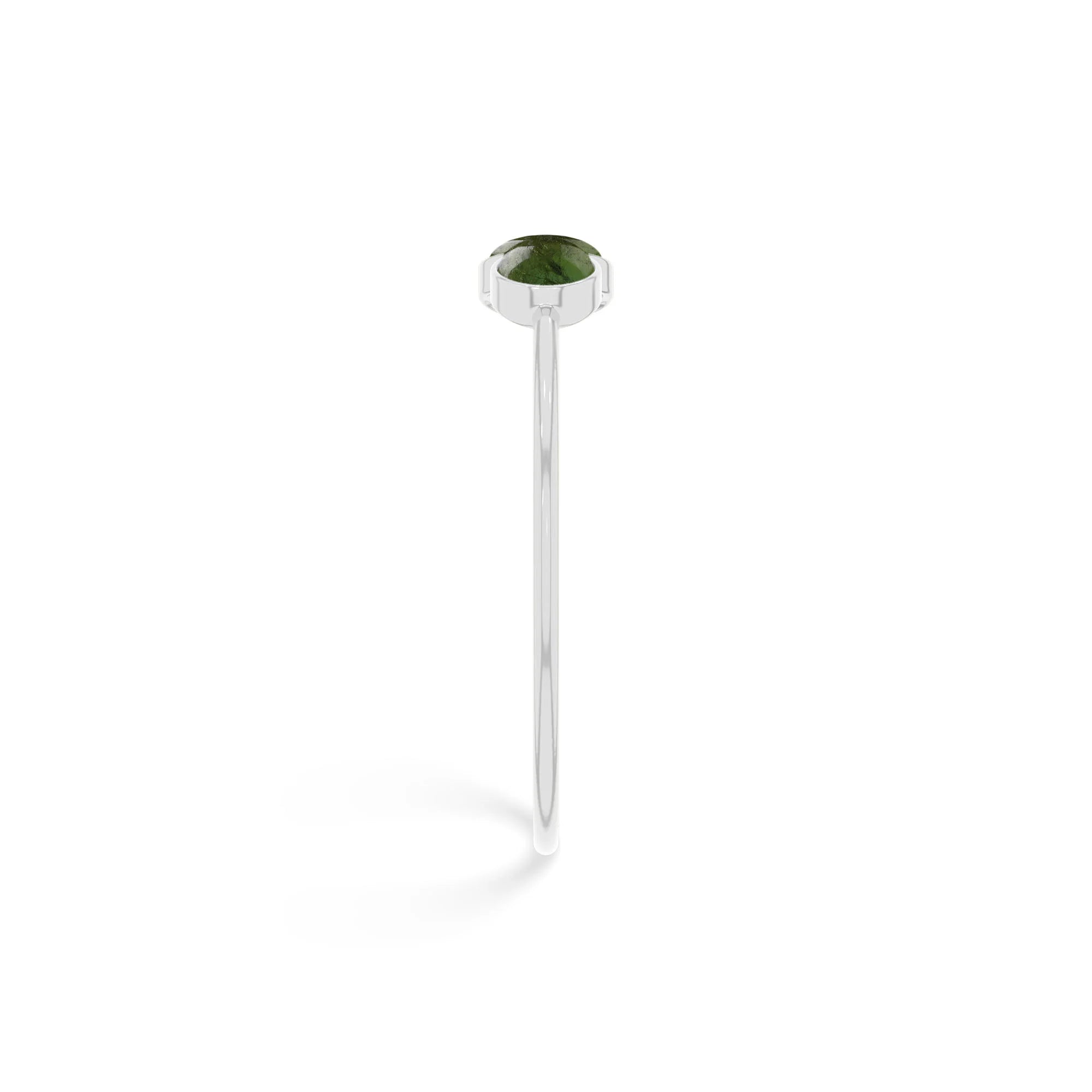 green tourmaline cab bracelet